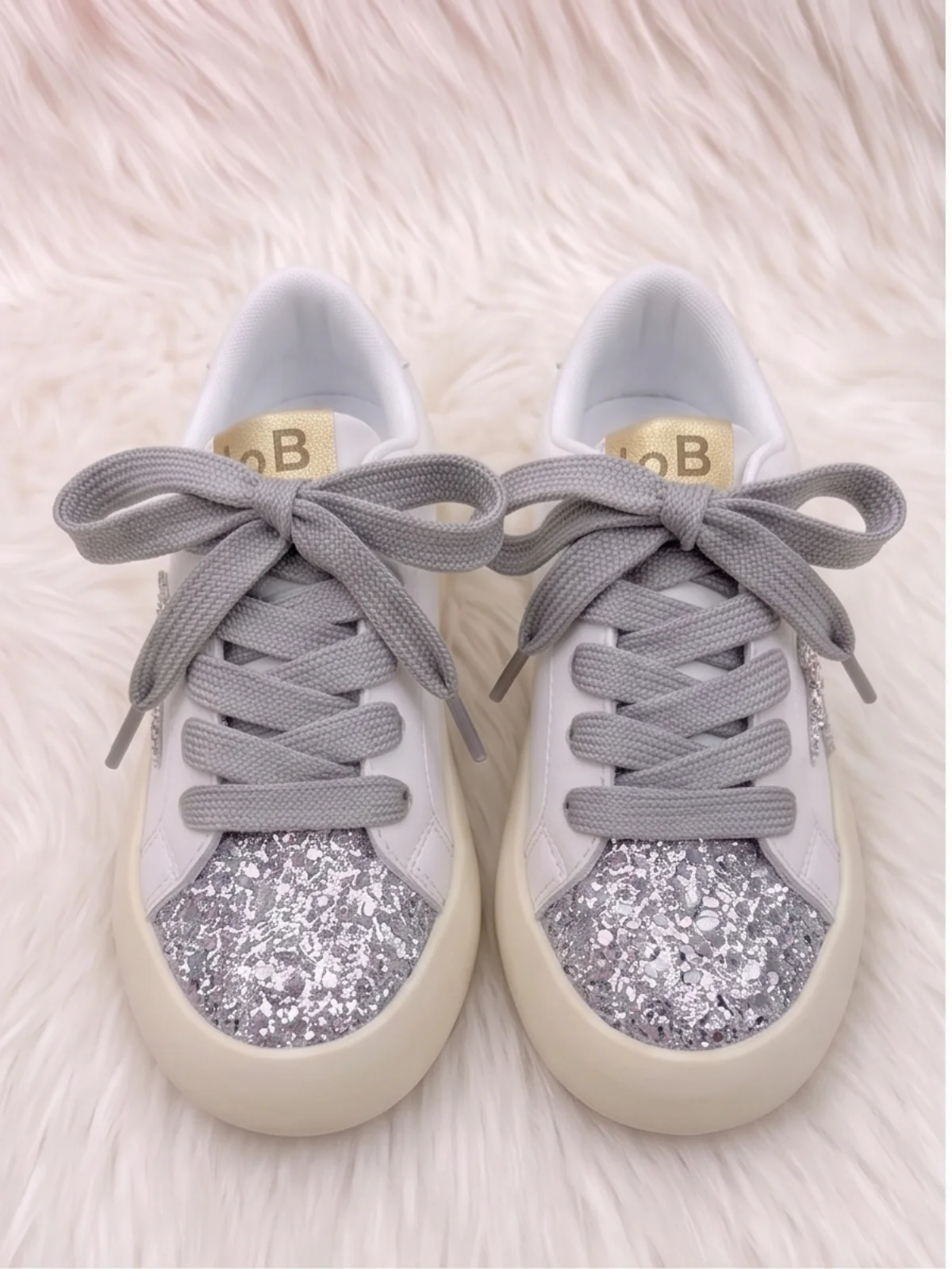 Starlight Sparkle Glitter Star Sneakers - Image 2
