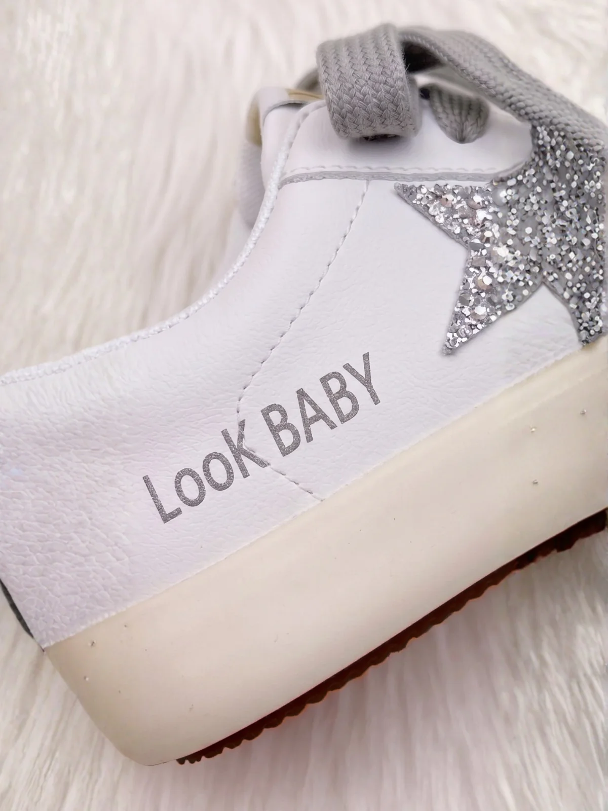 Starlight Sparkle Glitter Star Sneakers - Image 3
