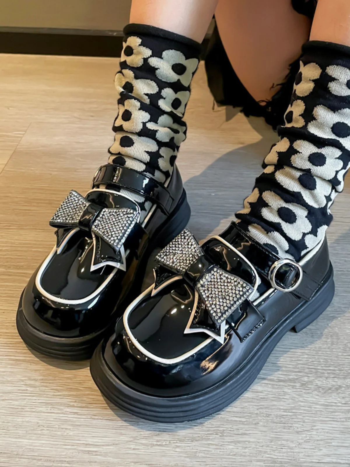 Stay Gorgeous Patent Loafers By Liv and Mia - Image 3