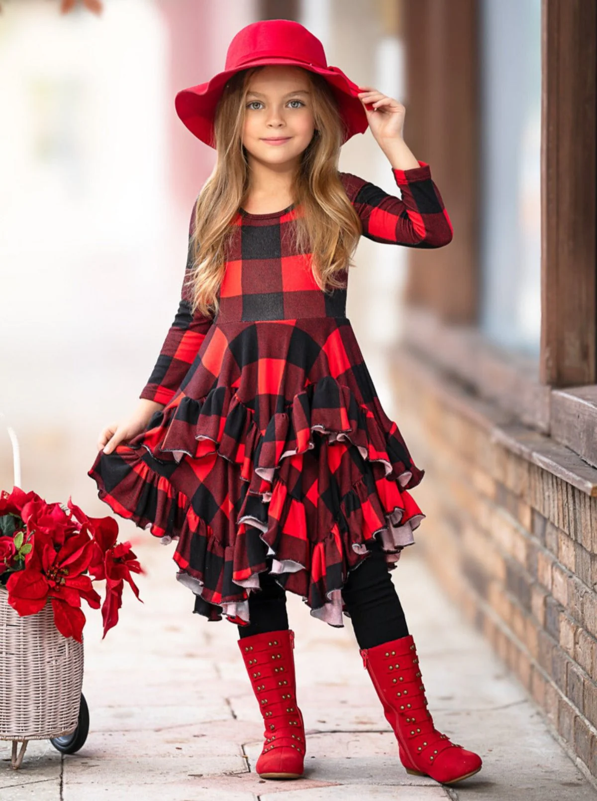 Style Queen Buffalo Plaid Tunic - Image 6