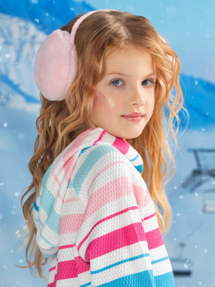 Sugarplush Pink Fuzzy Earmuffs - Image 2