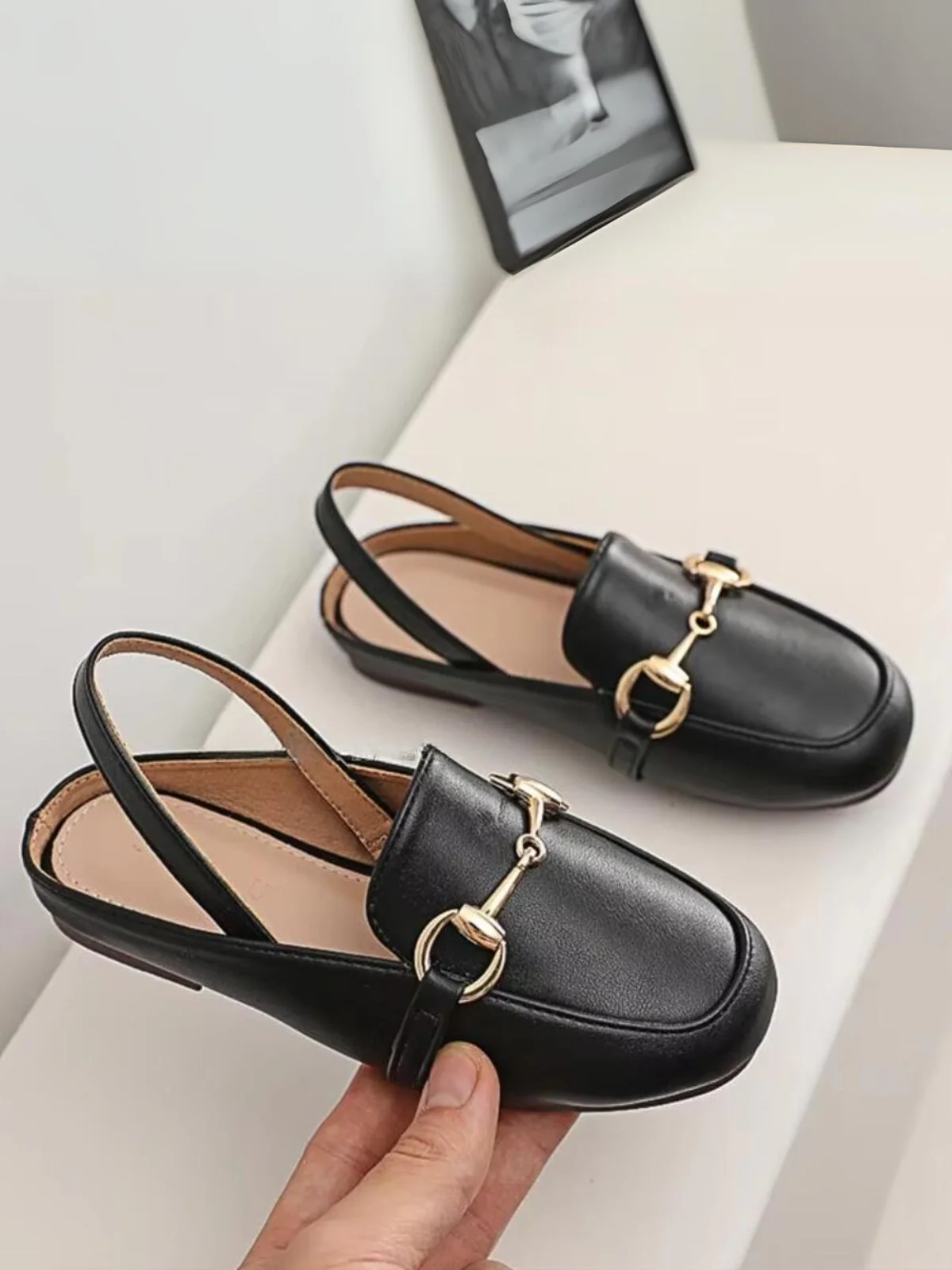 Casual Flat Slip-on Sandals by Liv and Mia - Image 4