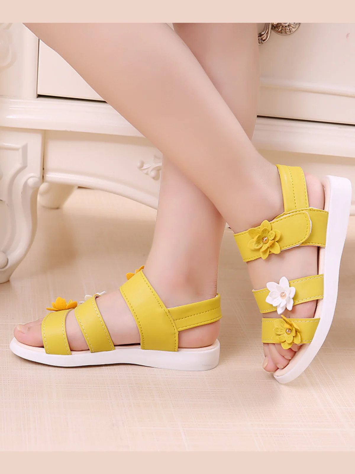 Flower Power Sandals By Liv and Mia - Image 5