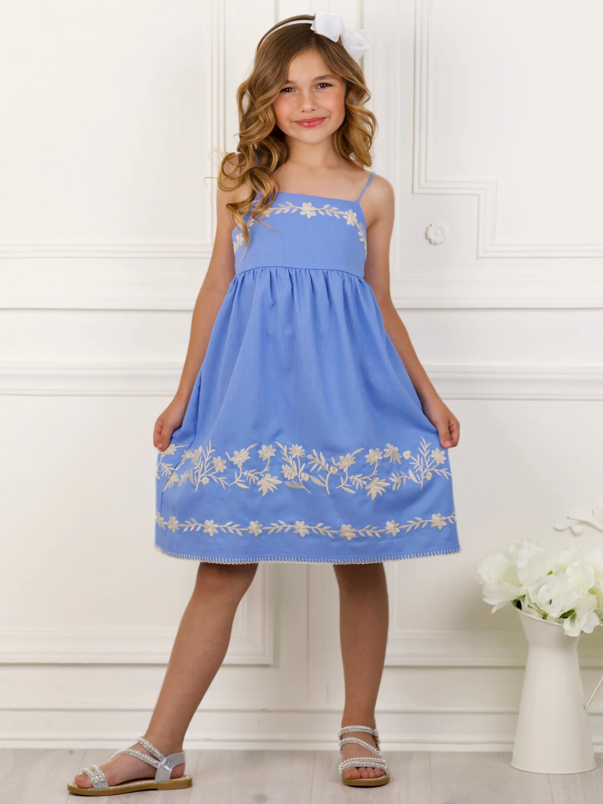 Sunbeam Bloom Embroidered Dress - Image 6