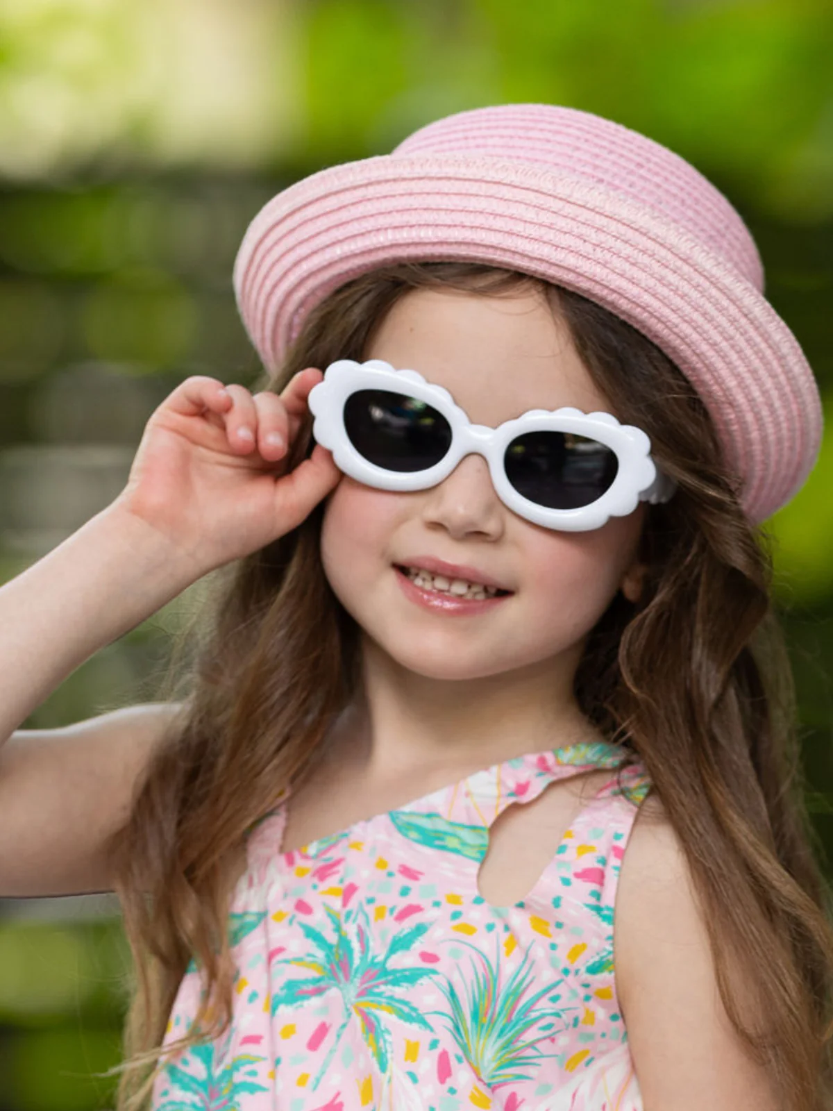 Sunny Petals Retro Sunglasses - Image 6