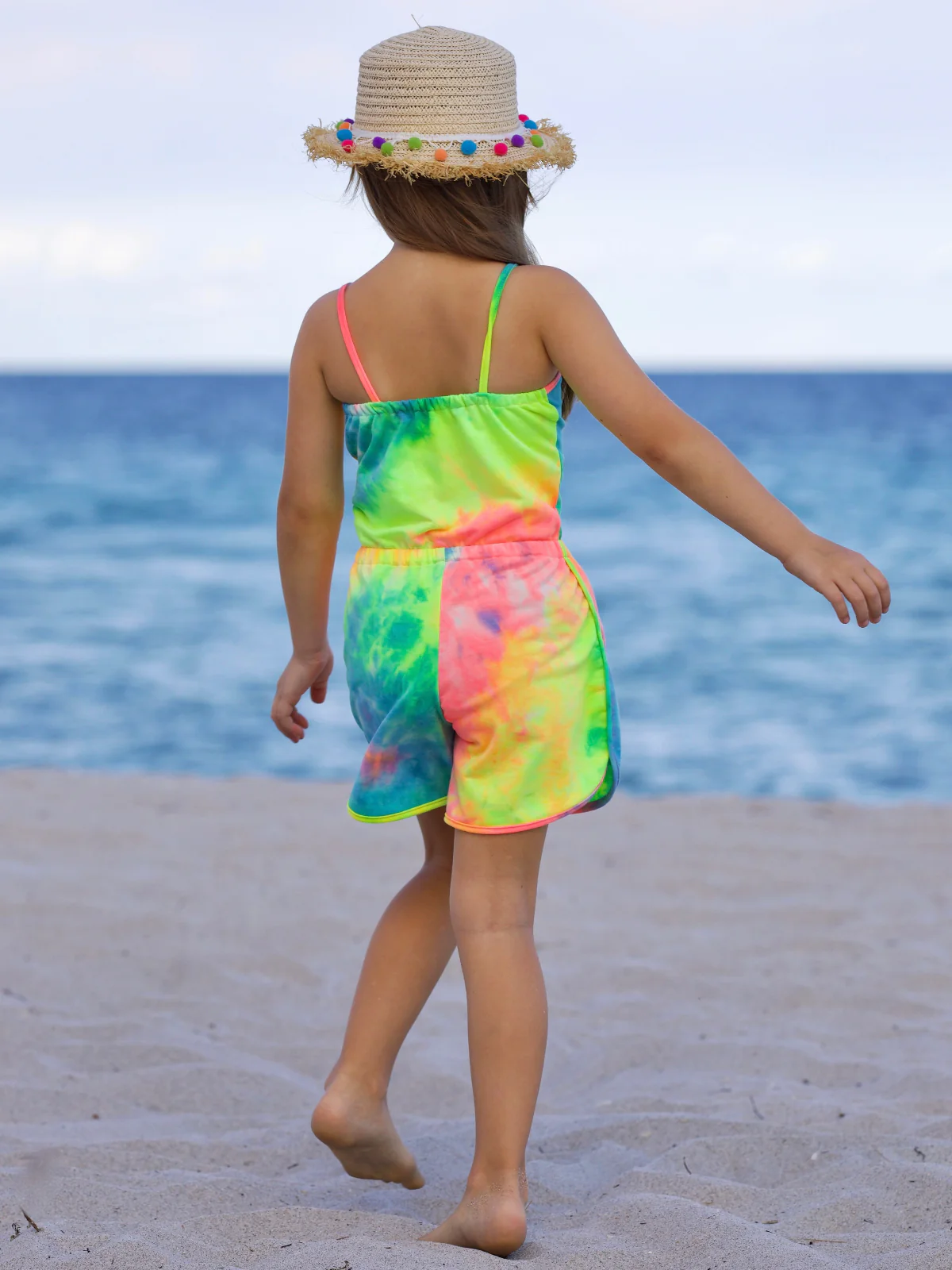 Sunset Surf Tie-Dye Romper - Image 4