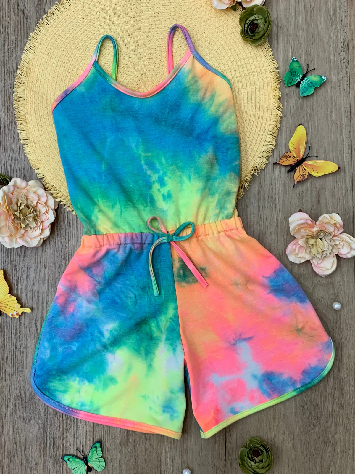 Sunset Surf Tie-Dye Romper - Image 5