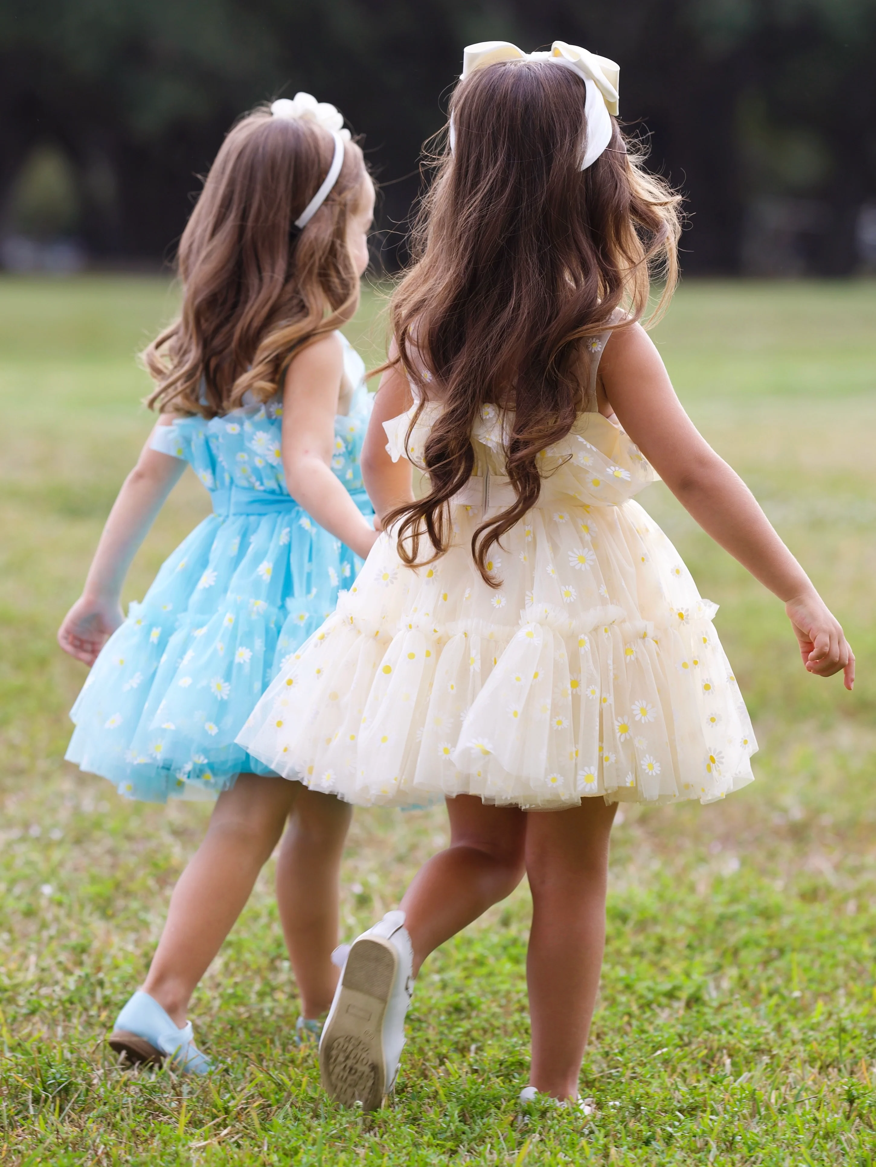 Sunshine Daisy Embroidered Floral Tutu Dress - Image 5