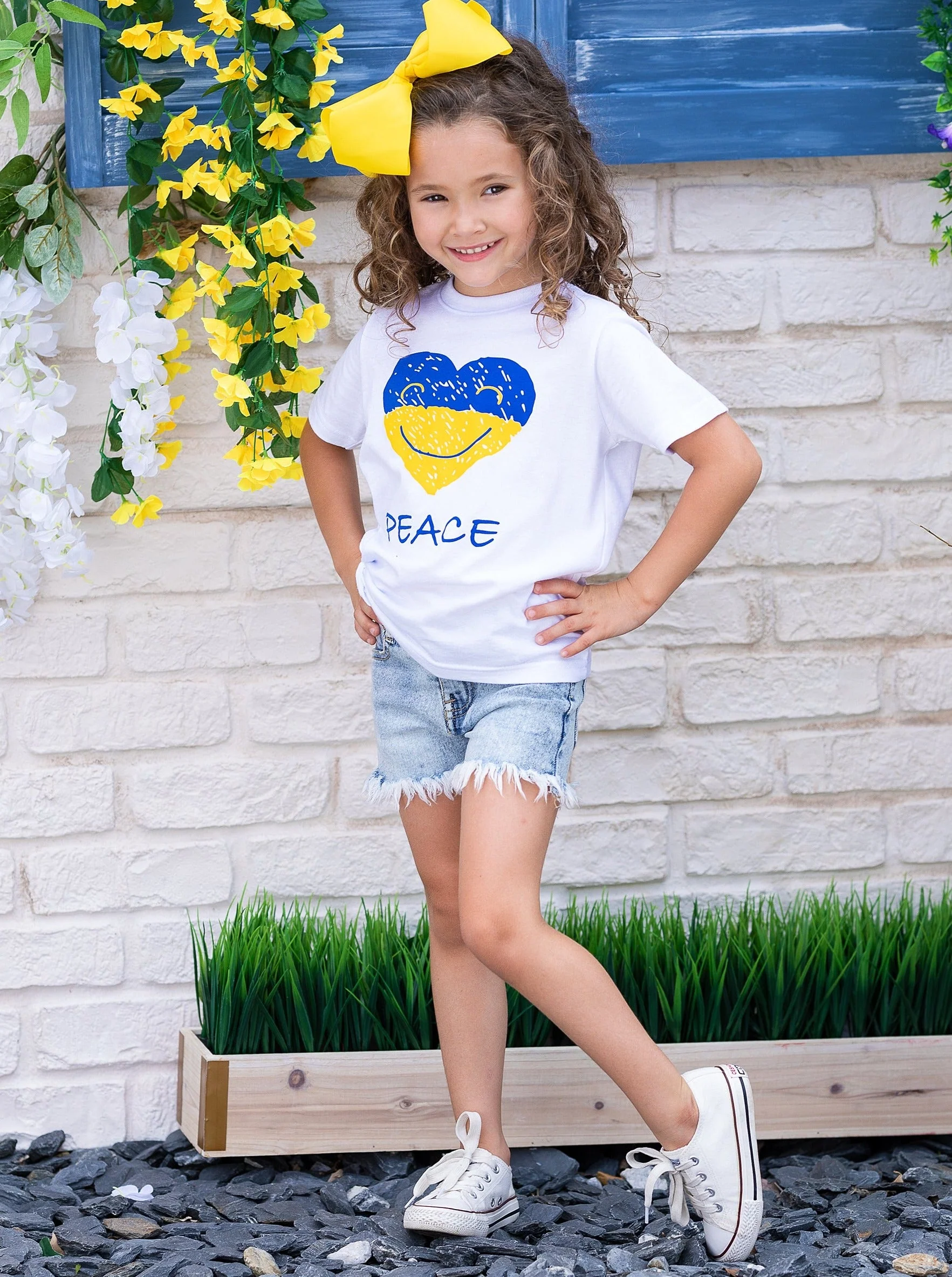 Peace in Ukraine Short Sleeved Top - Image 5