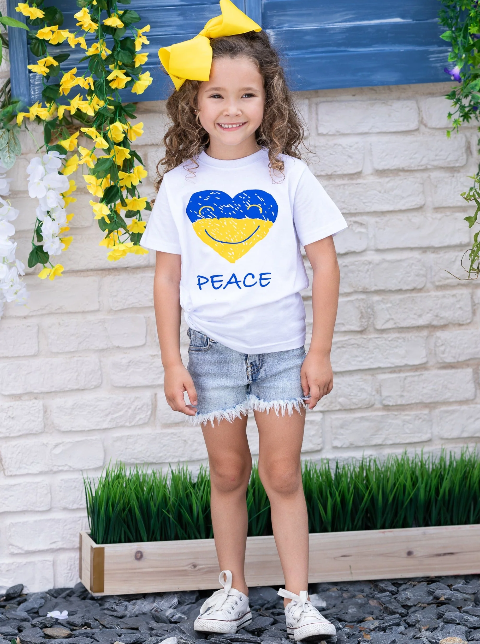 Peace in Ukraine Short Sleeved Top - Image 6