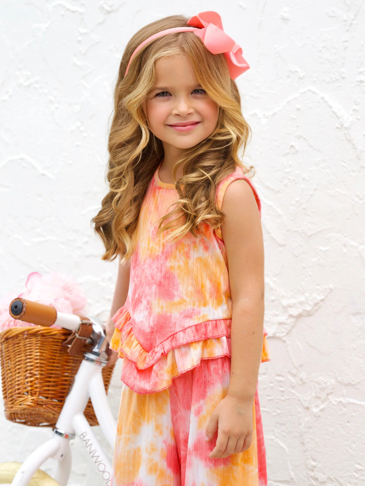 Sway My Way Sunset Swirl Ruffle Pants Set - Image 5