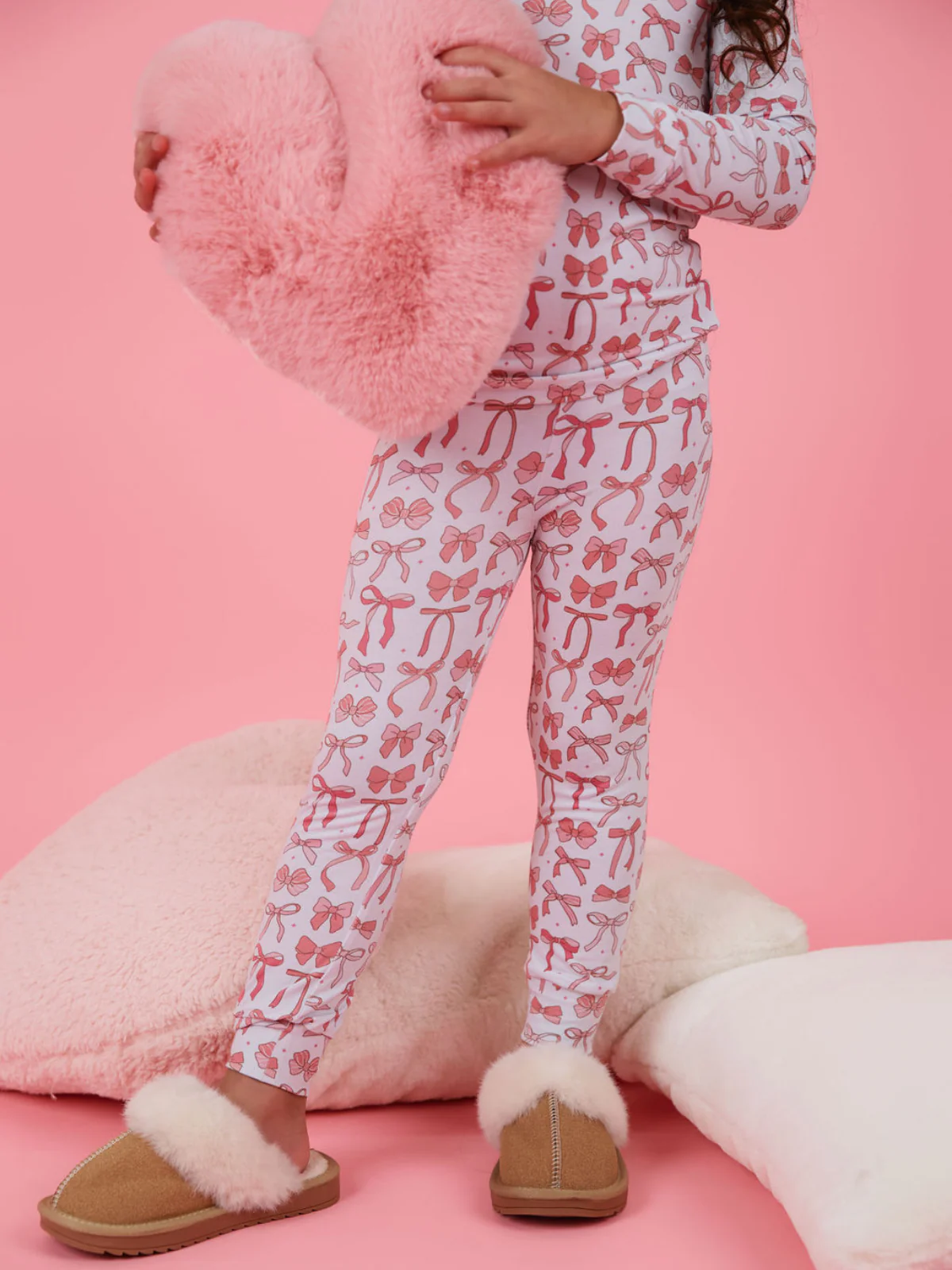 Sweet Bow Dreams Bamboo Cotton Pajama Set - Image 4