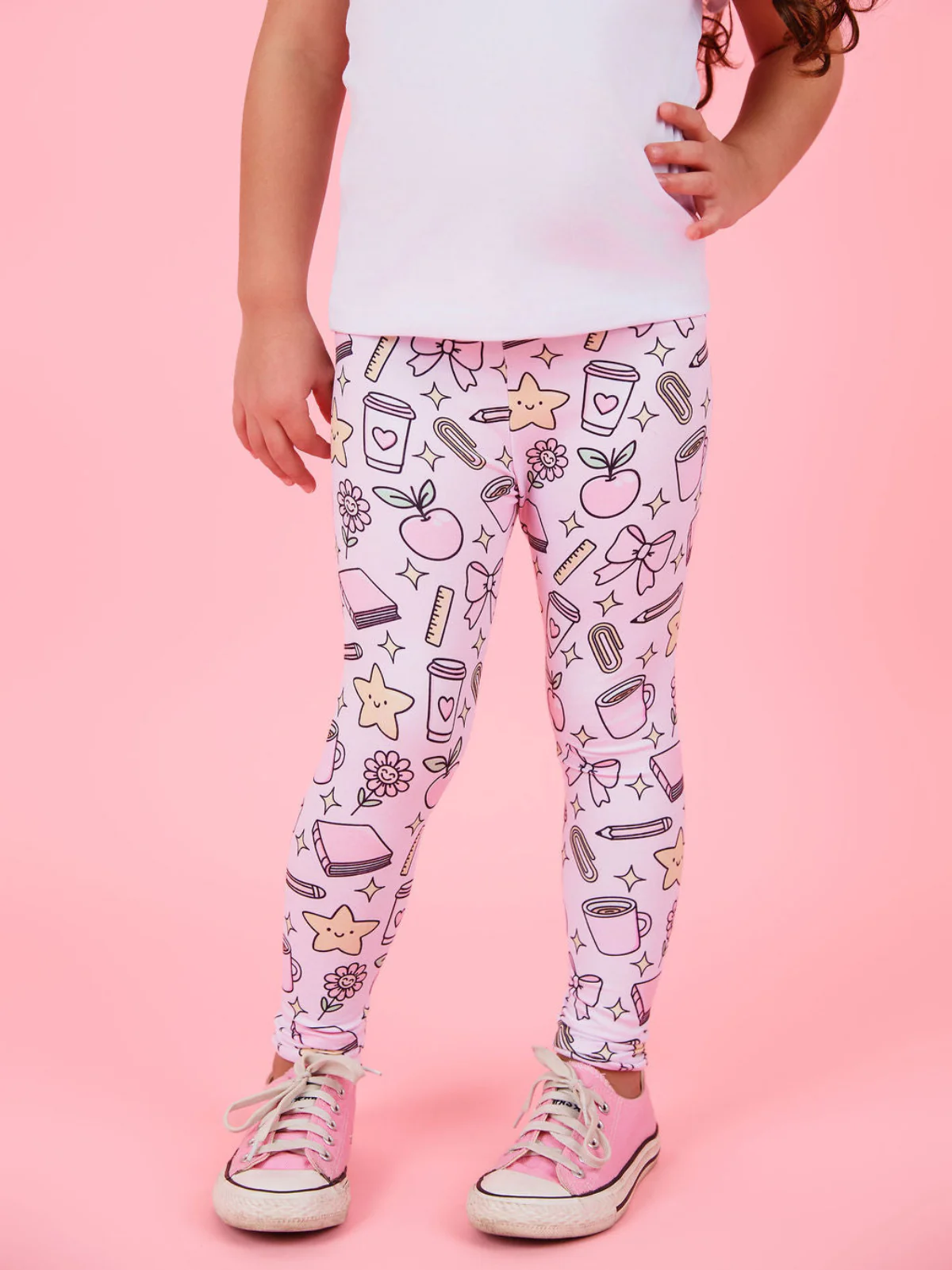 Brains and Bows Ruffle Sleeve Top & Legging Set - Image 4