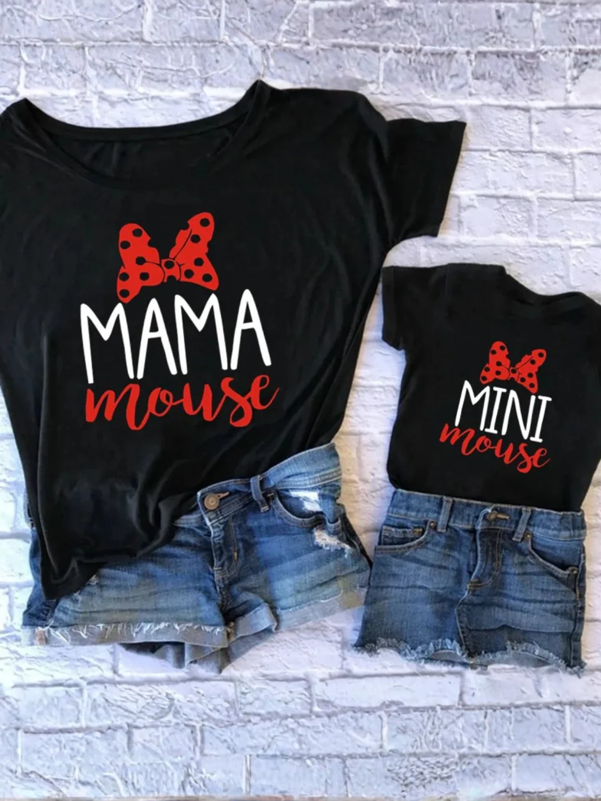 Mommy and Me Matching Mouse Slogan Tops - Image 2