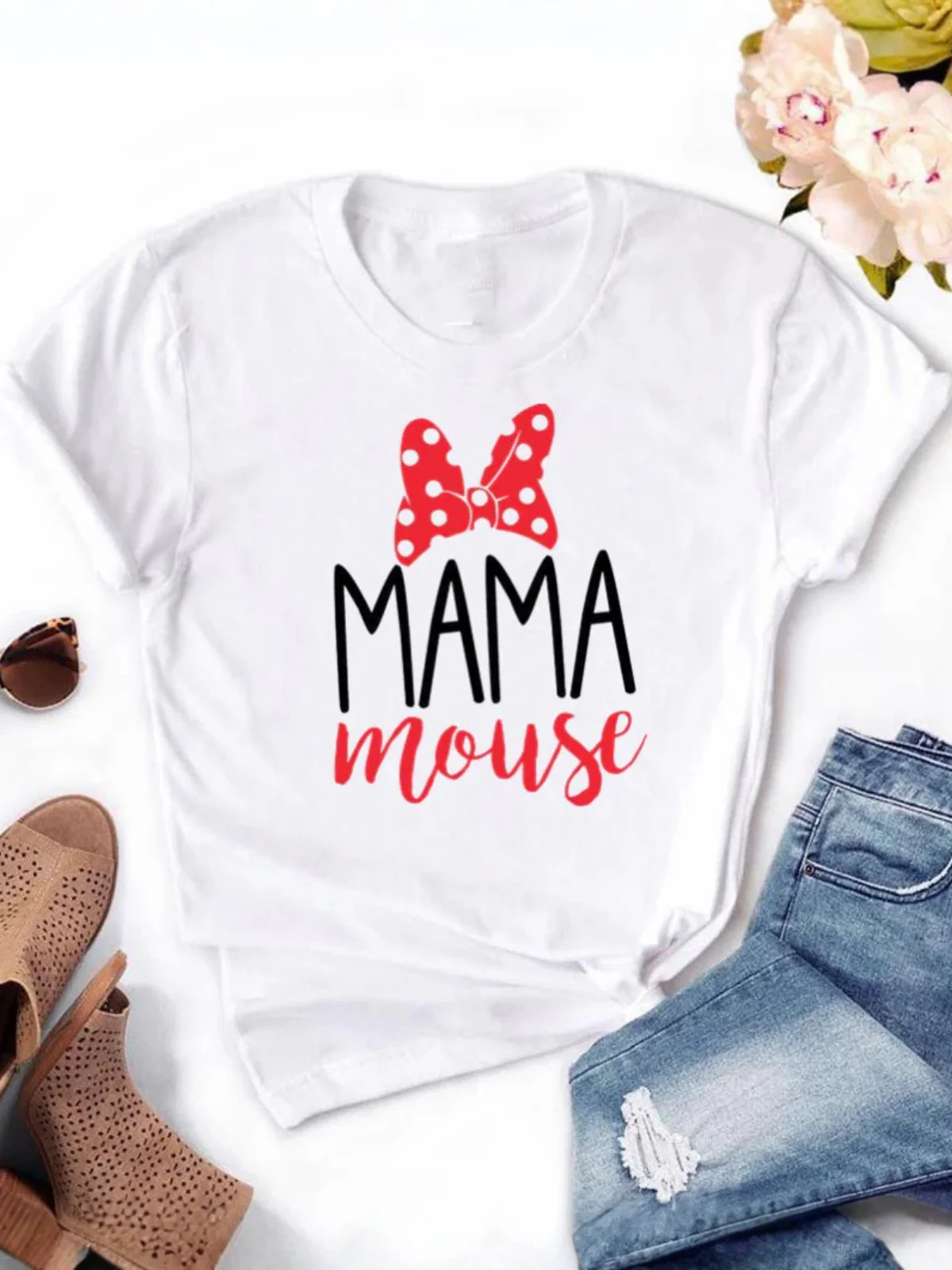 Mommy and Me Matching Mouse Slogan Tops - Image 6