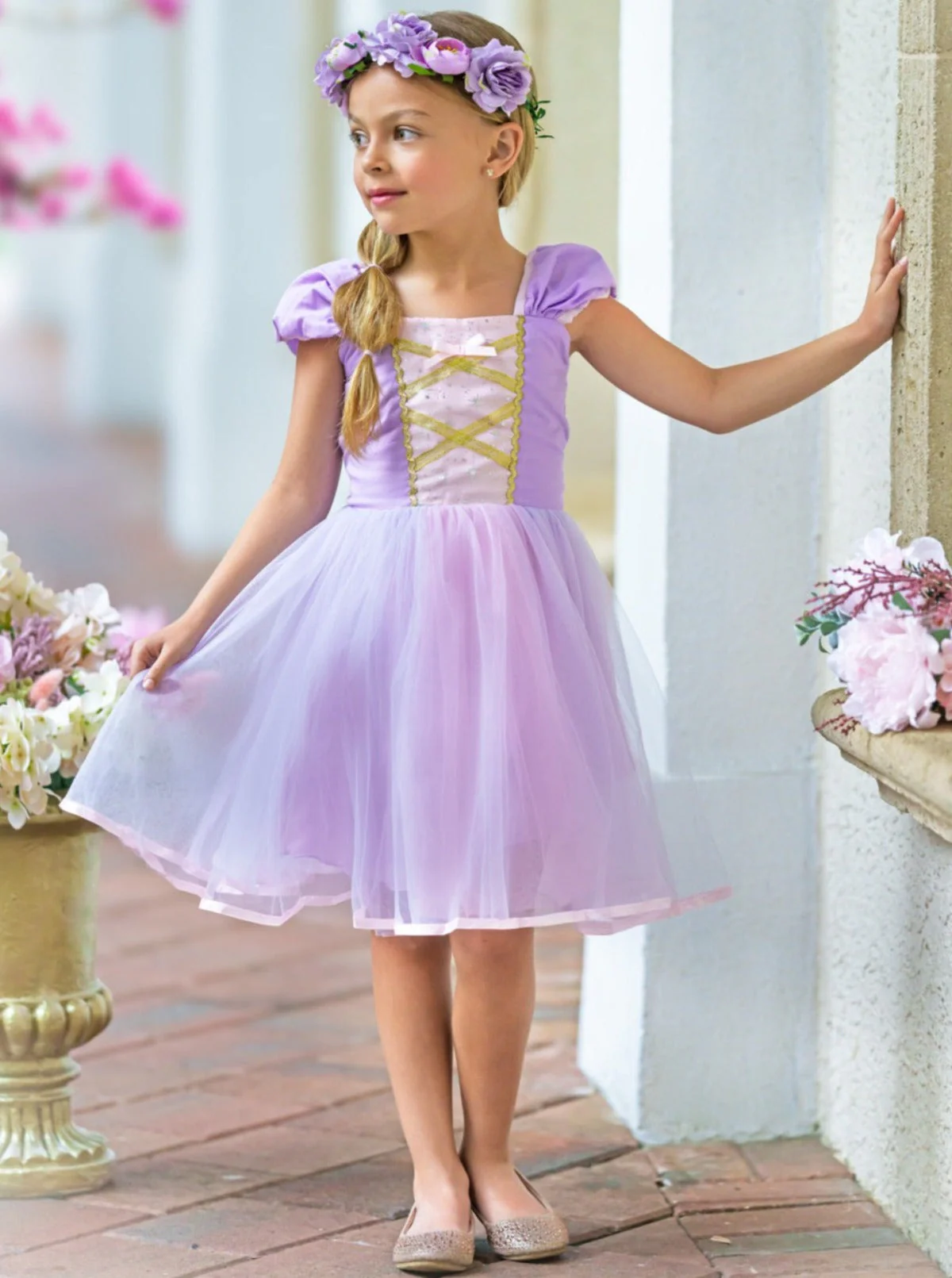 Tangled In Tulle Princess Inspired Costume Dress - Image 3