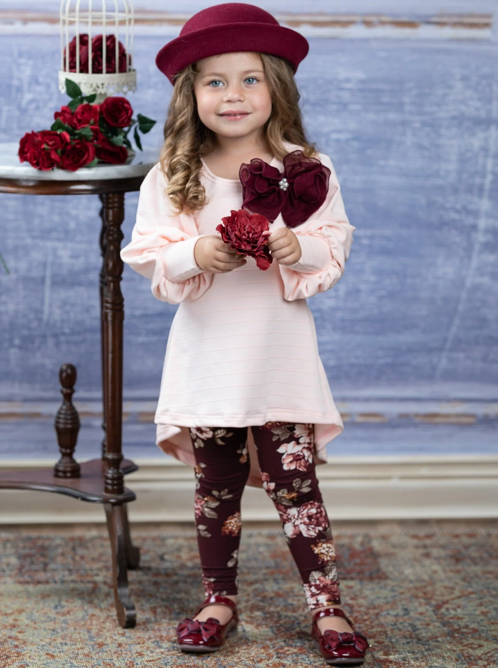 Sweet Thalia Tunic and Floral Legging Set - Image 5