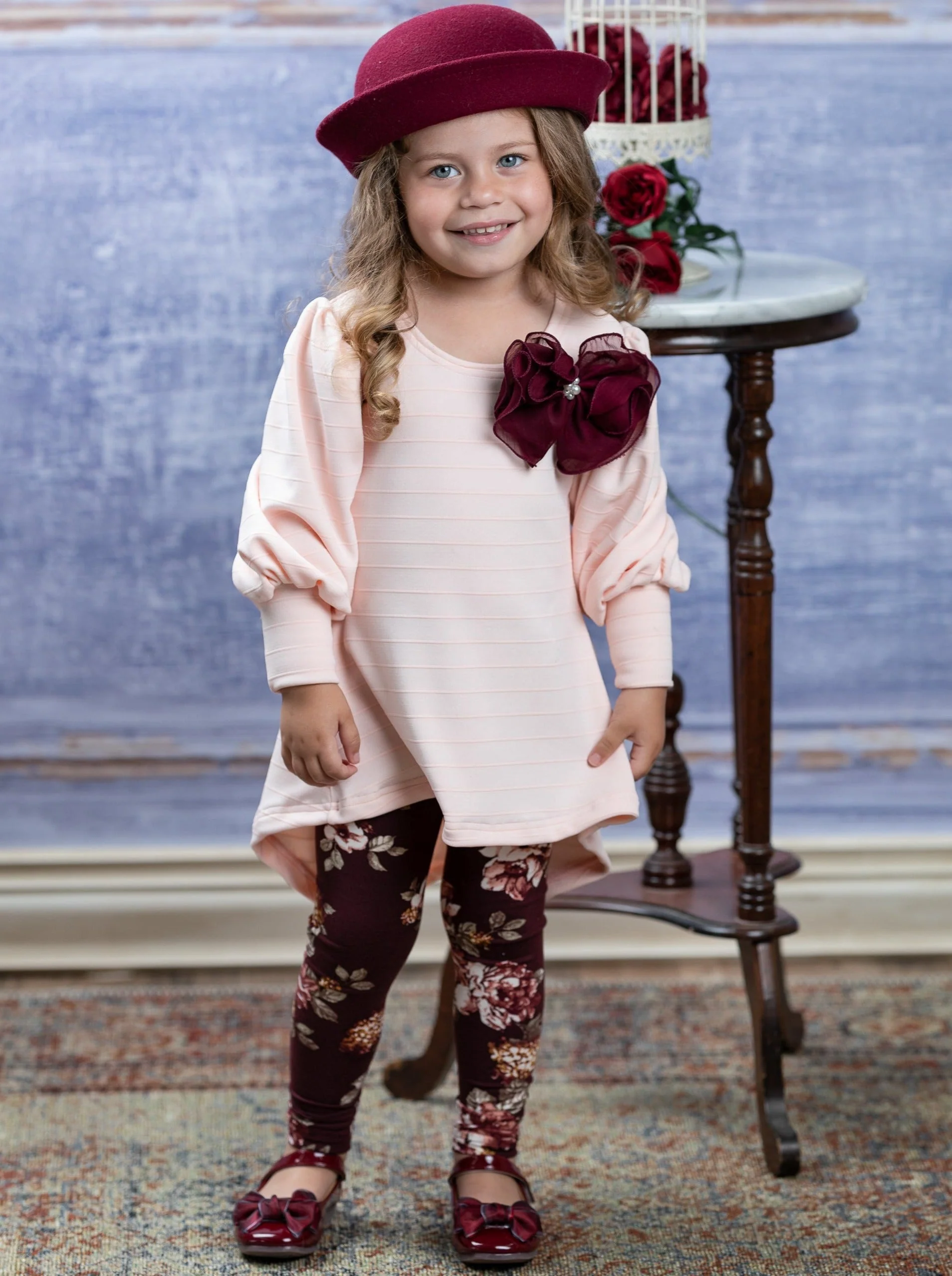 Sweet Thalia Tunic and Floral Legging Set - Image 6