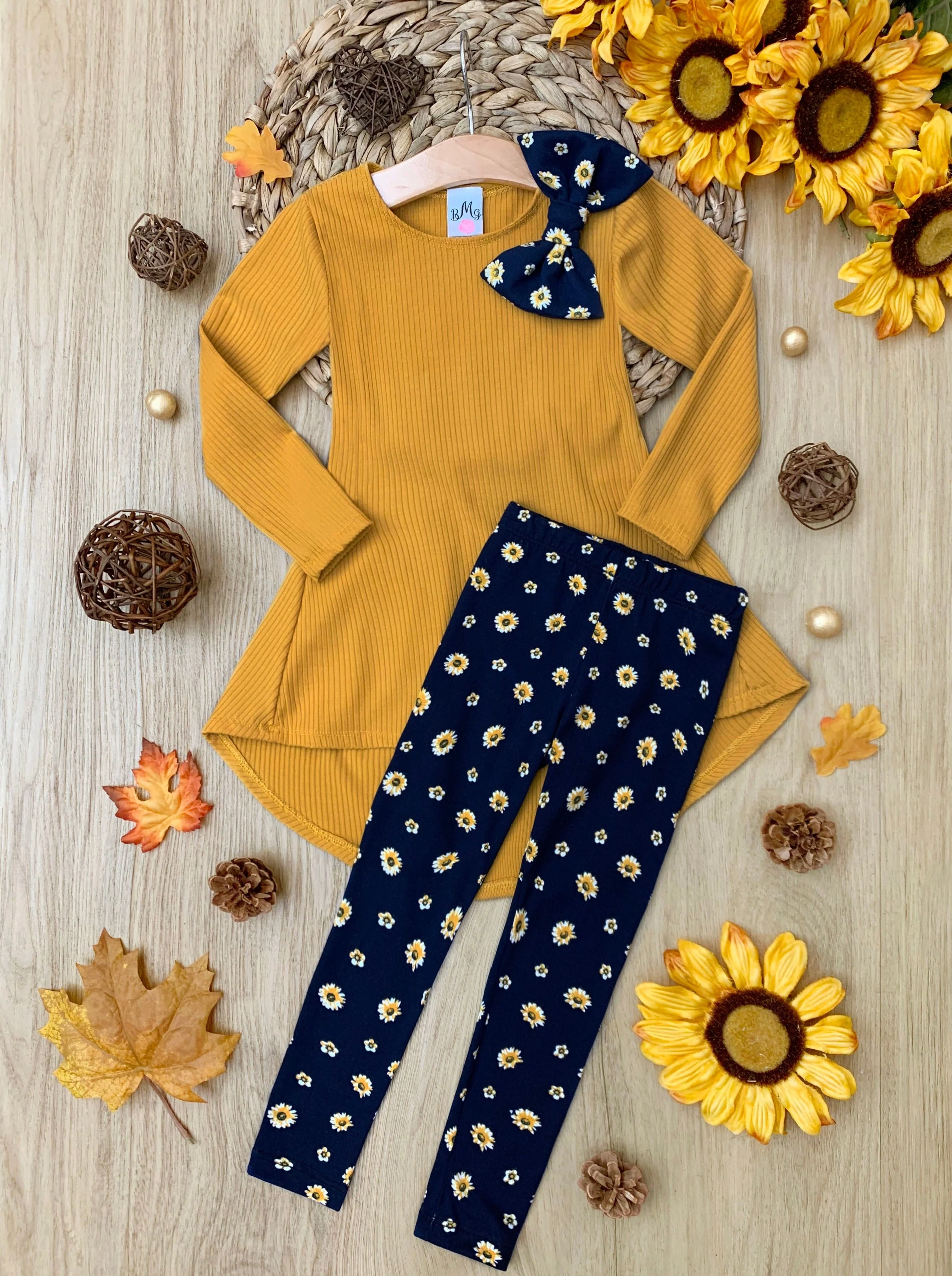 Daisy Dream Hi-Lo Tunic and Legging Set - Image 2