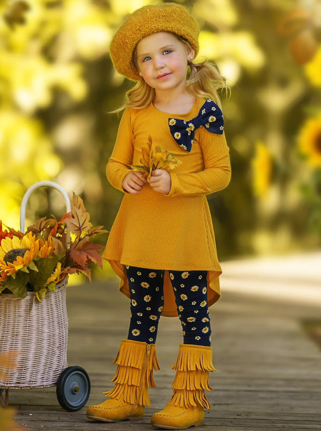 Daisy Dream Hi-Lo Tunic and Legging Set - Image 3
