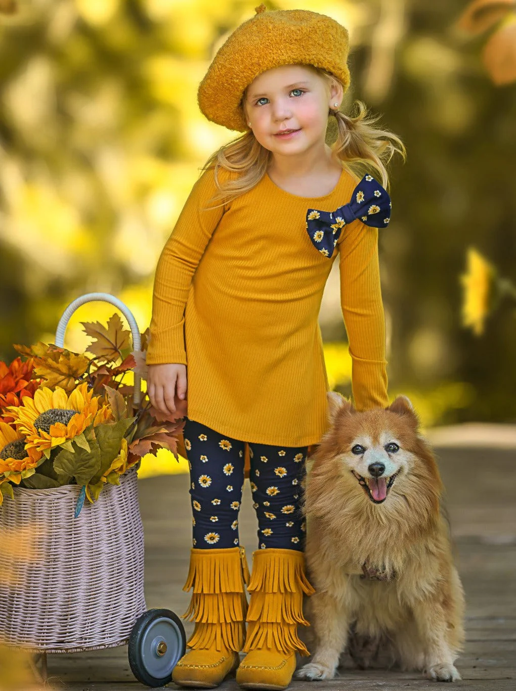 Daisy Dream Hi-Lo Tunic and Legging Set - Image 4