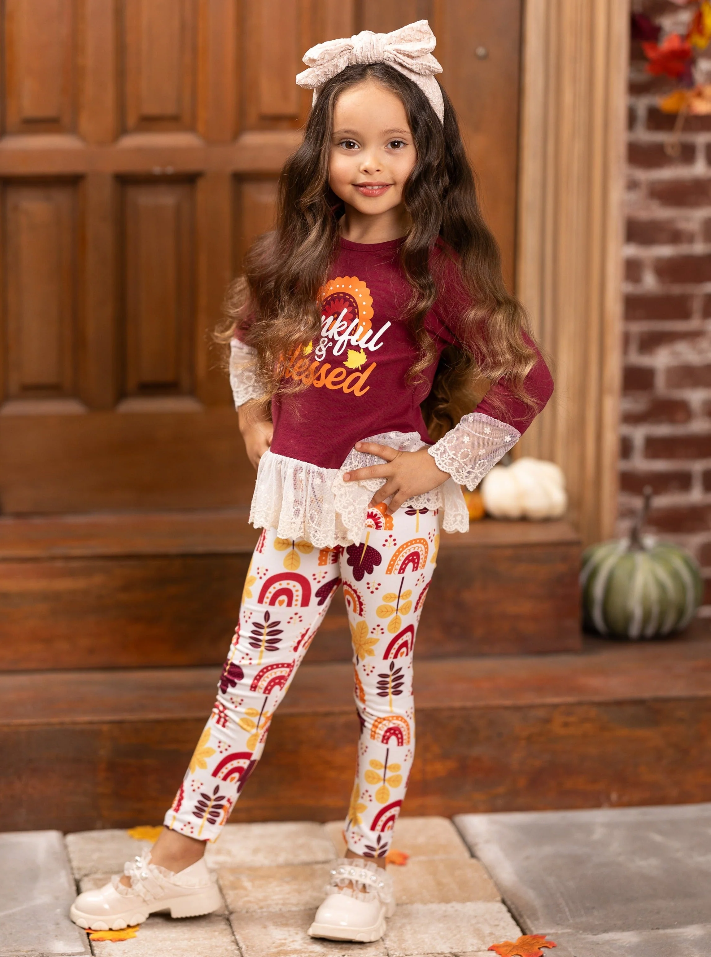Thankful and Blessed Legging Set - Image 4