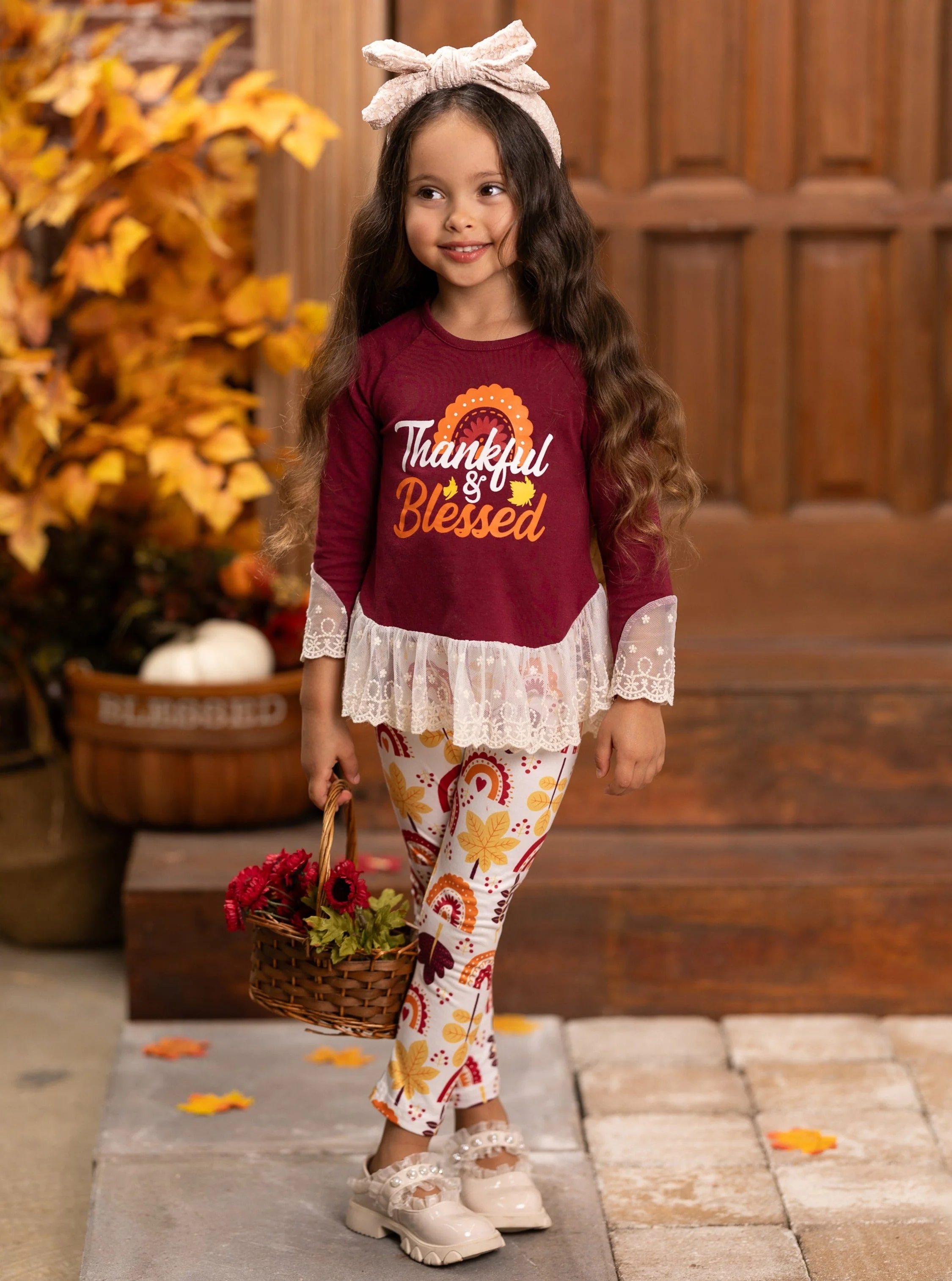 Thankful and Blessed Legging Set - Image 5