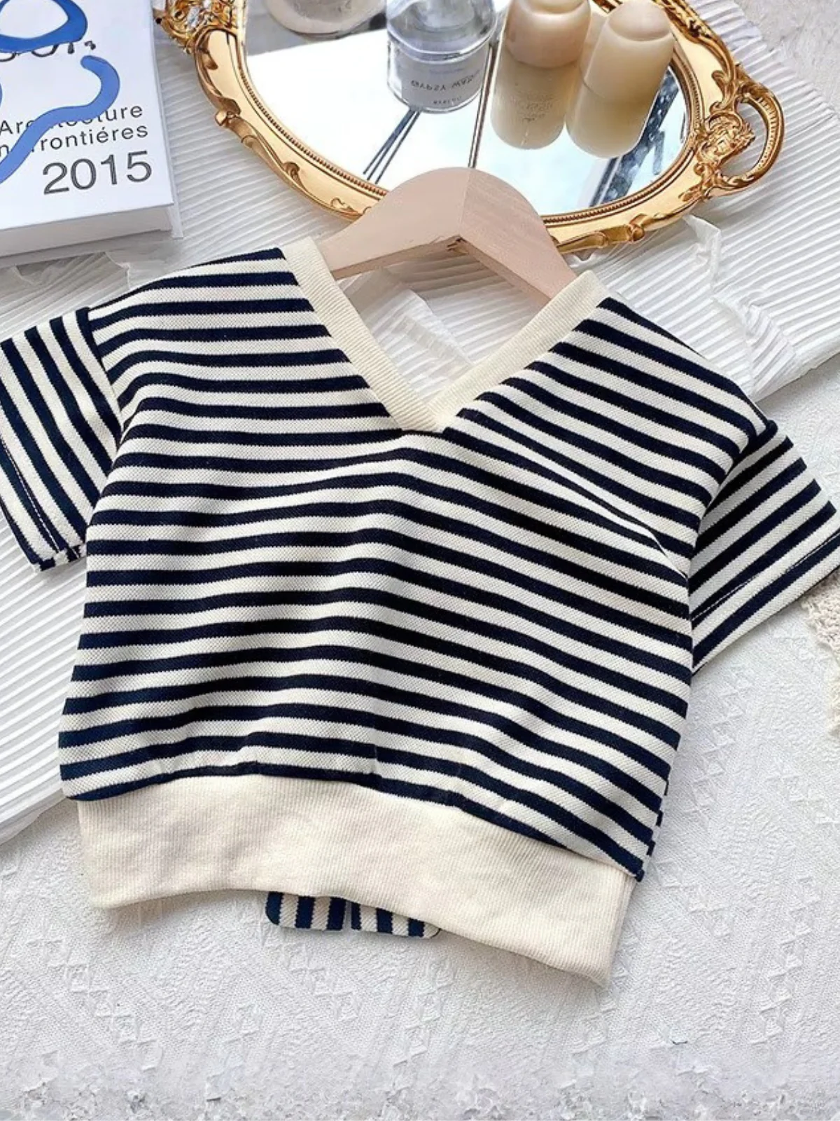 Summer Picnics Striped Short Set - Image 4