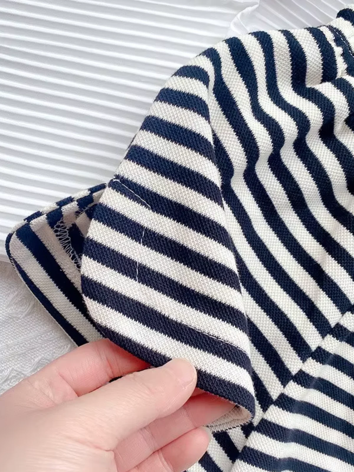 Summer Picnics Striped Short Set - Image 6