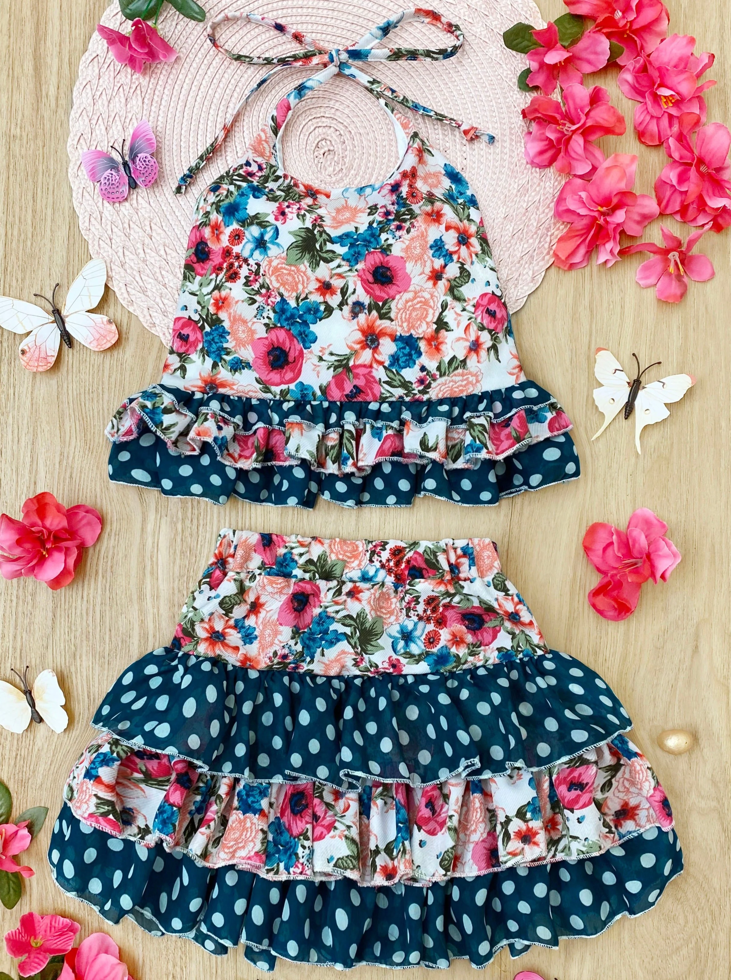 Together Forever Ruffled Halter Skirt Set - Image 7