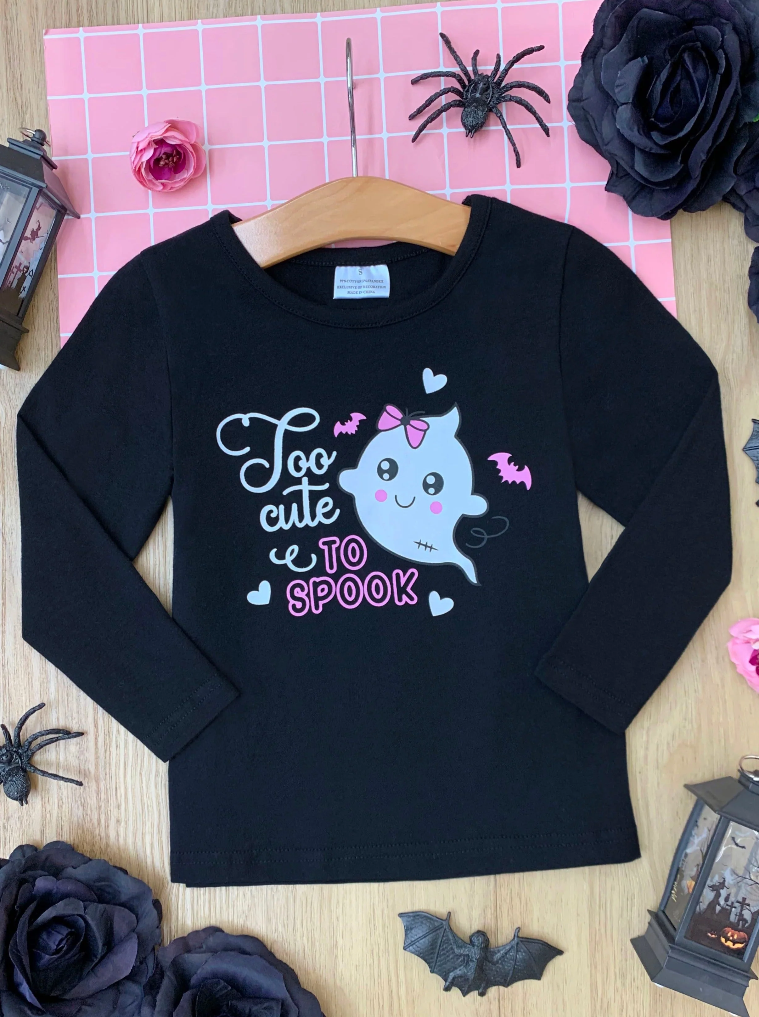 Too Cute To Spook Long Sleeve Top - Image 2