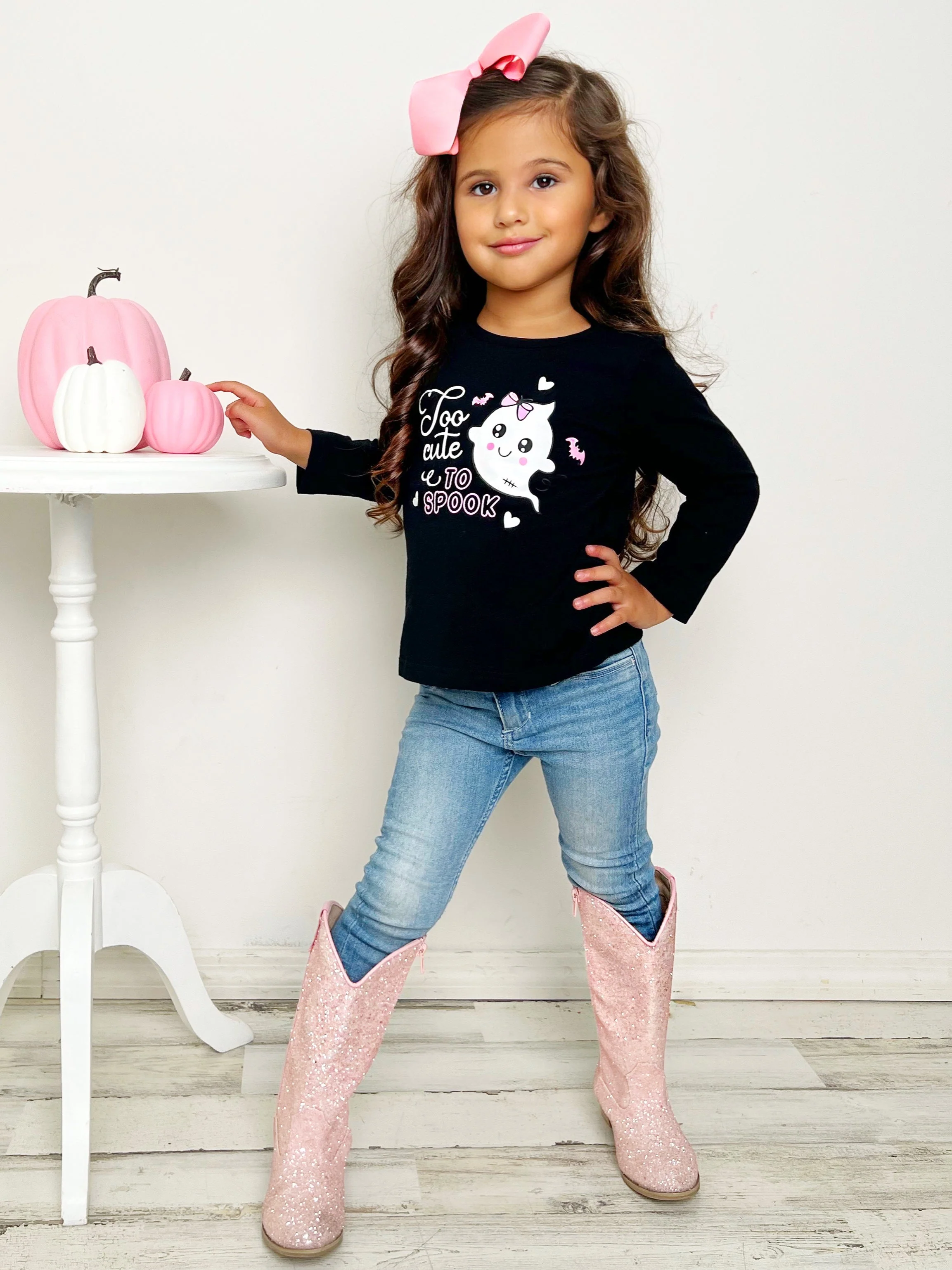 Too Cute To Spook Long Sleeve Top - Image 3