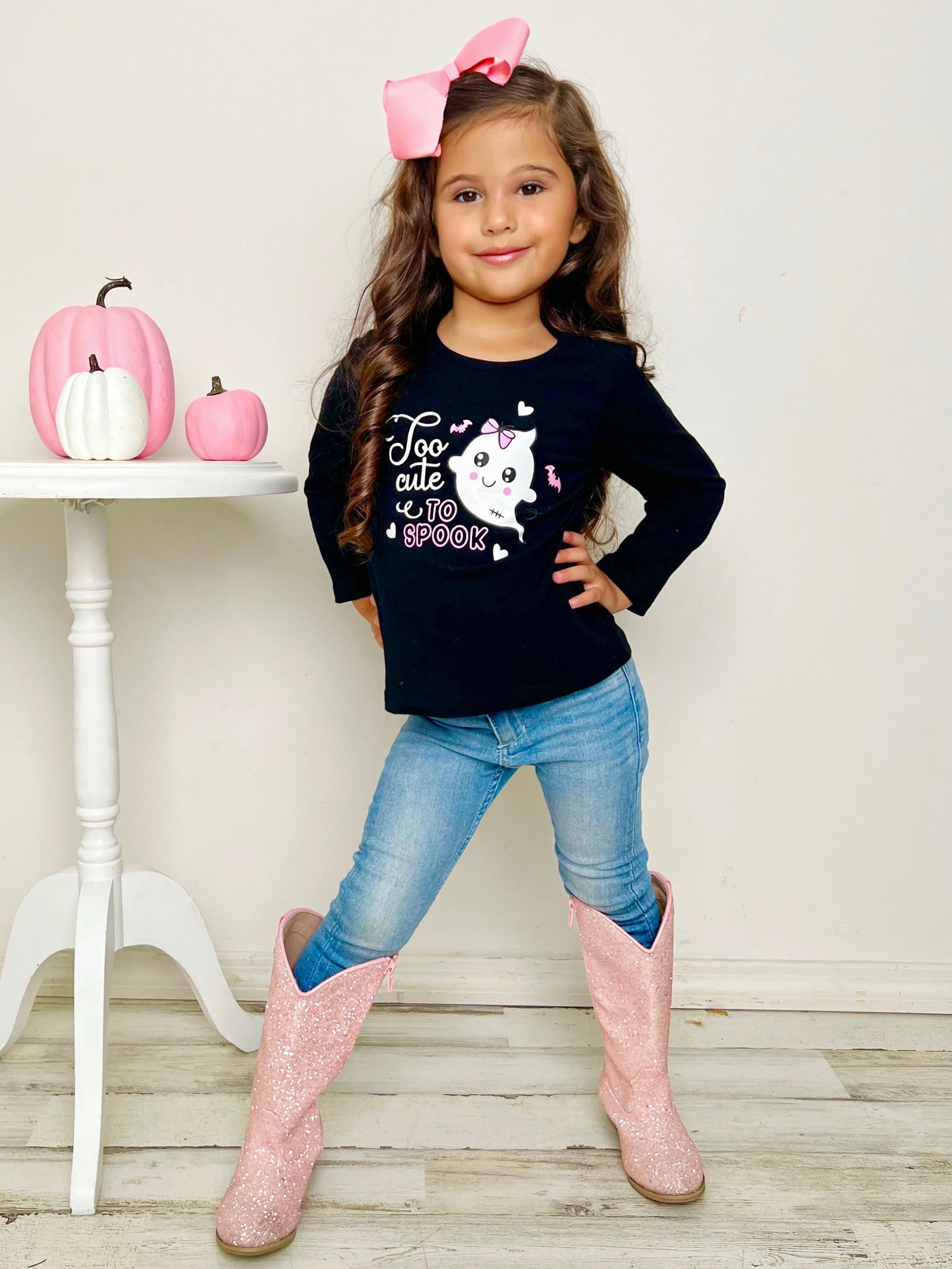 Too Cute To Spook Long Sleeve Top - Image 4