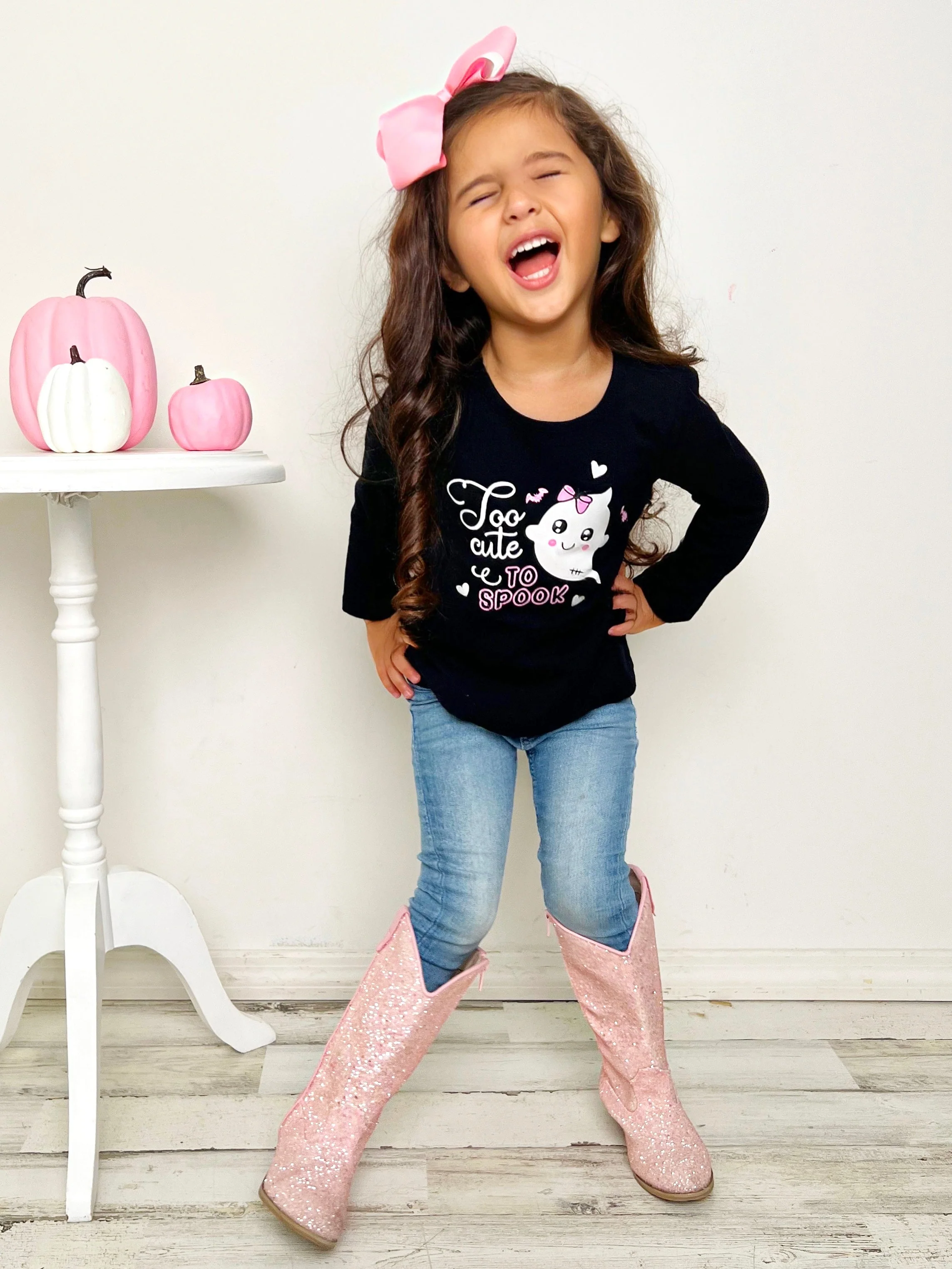 Too Cute To Spook Long Sleeve Top - Image 5