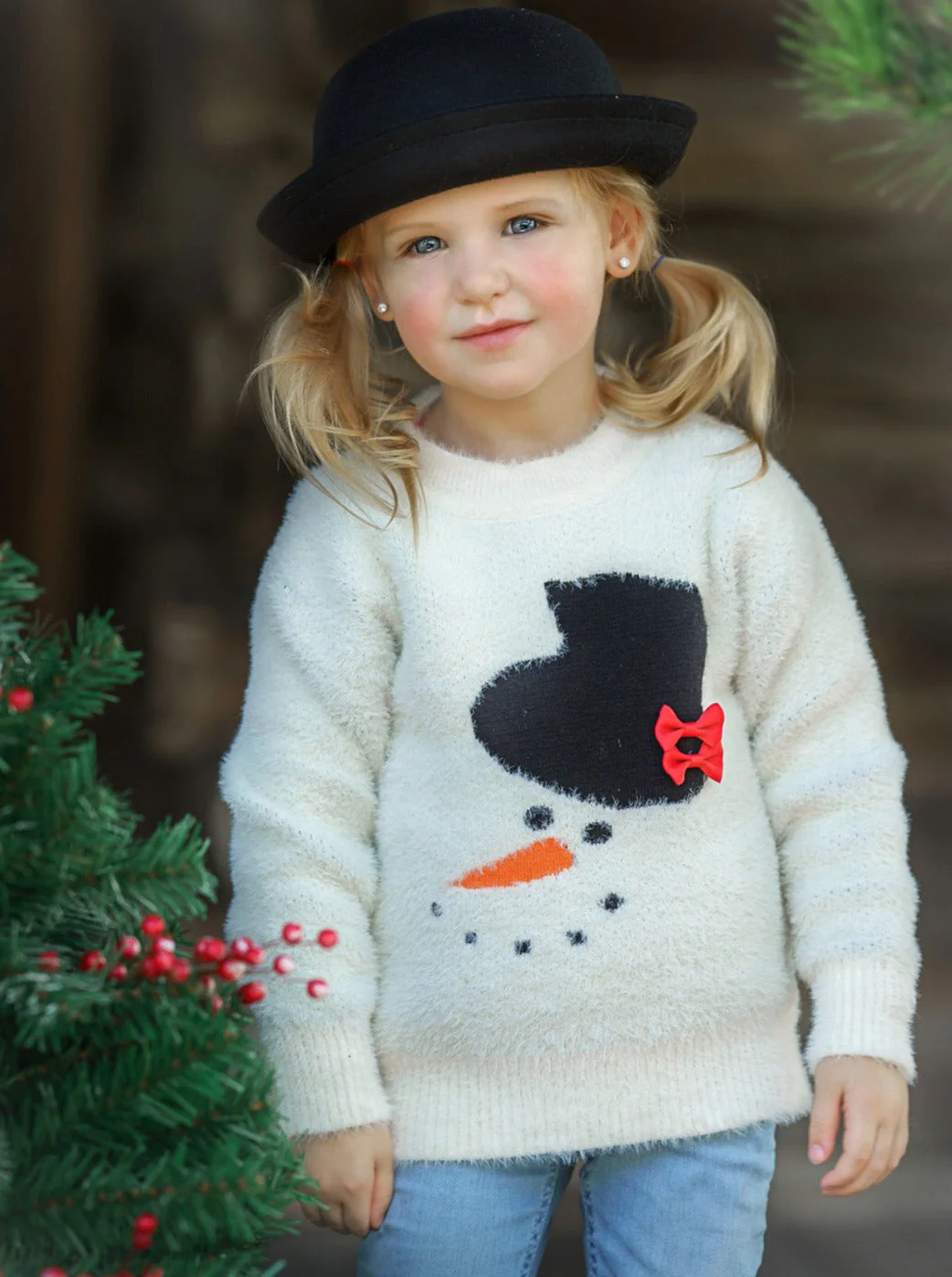 Frosty the Snowman Fuzzy Sweater - Image 2