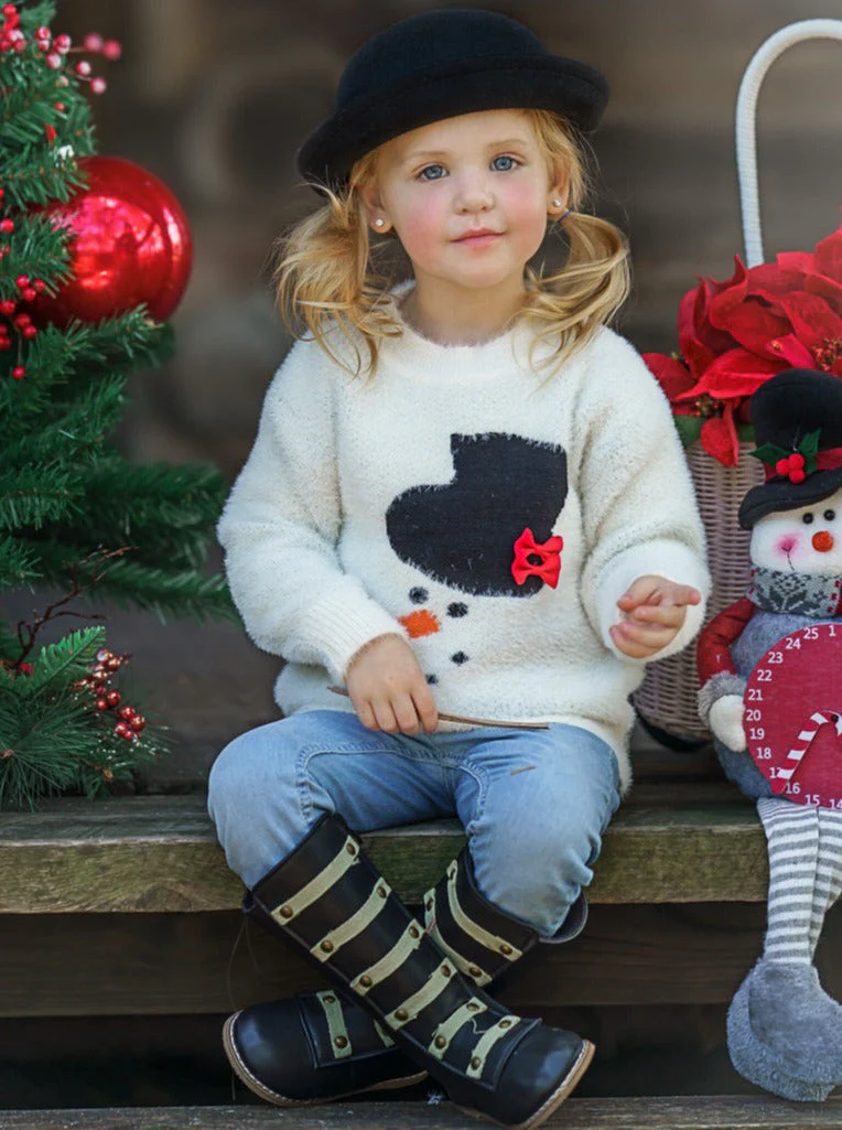 Frosty the Snowman Fuzzy Sweater - Image 3