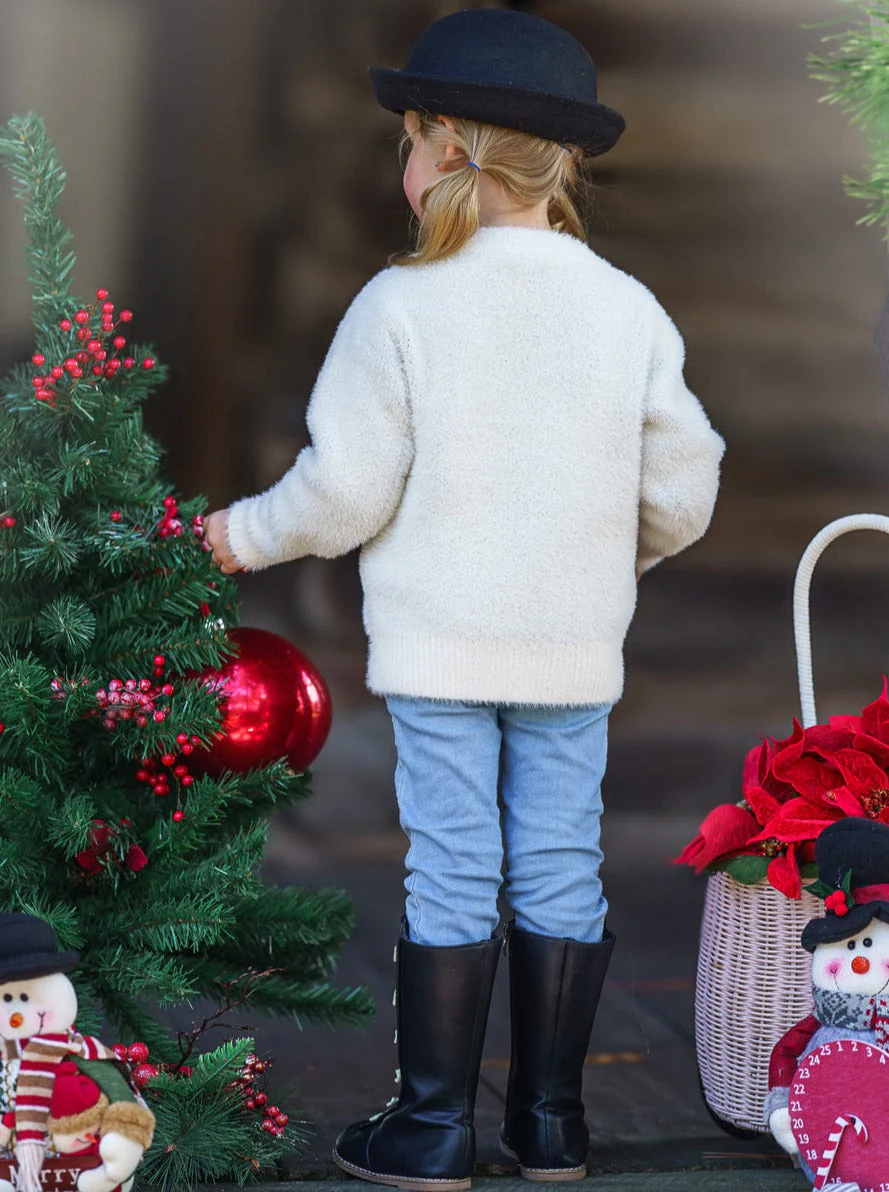 Frosty the Snowman Fuzzy Sweater - Image 5