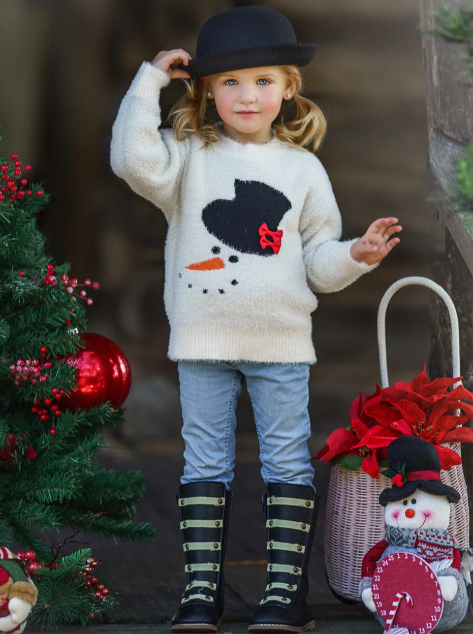 Frosty the Snowman Fuzzy Sweater - Image 6