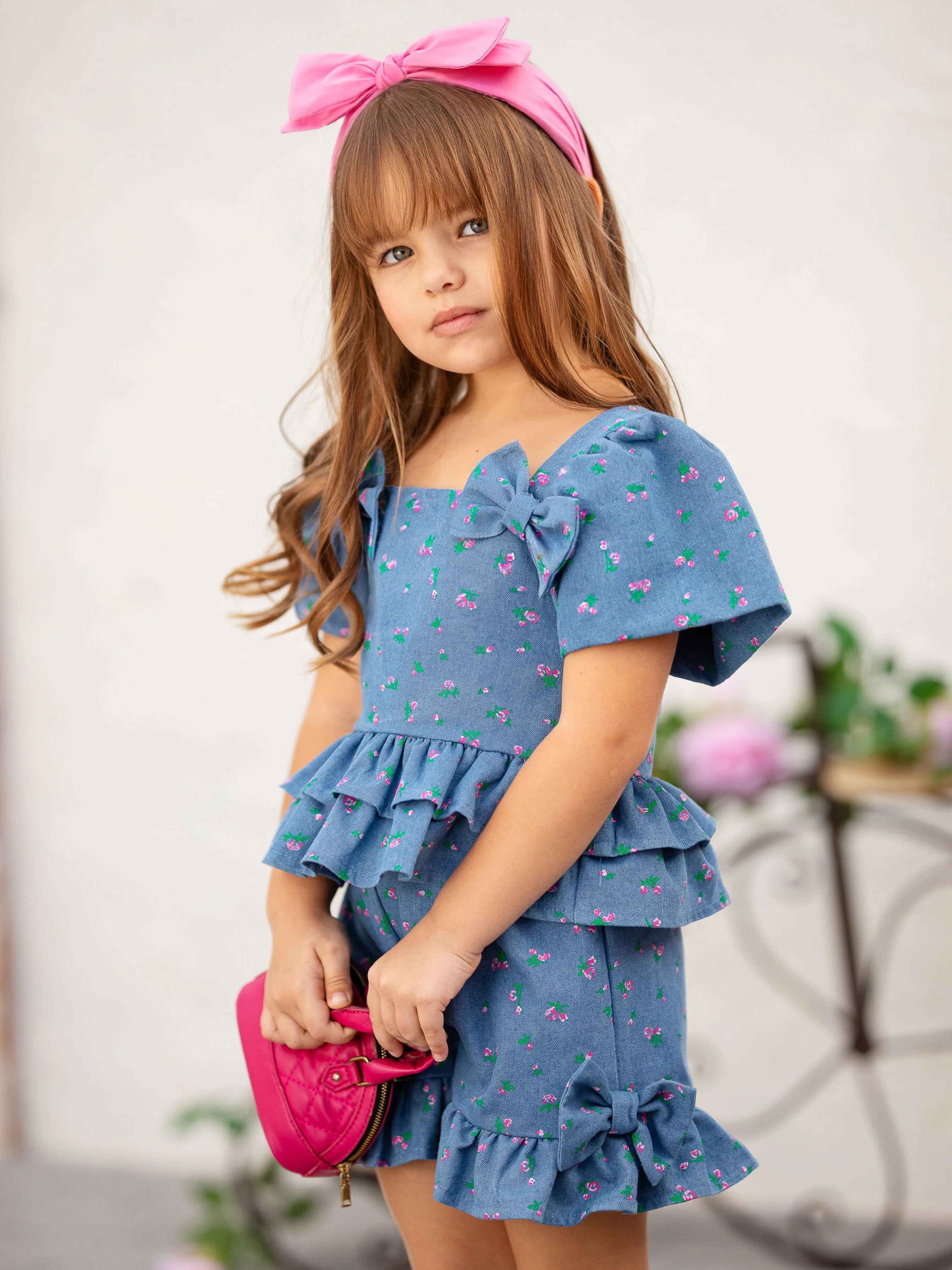 Pretty Blooms Floral Top and Short Set - Image 3