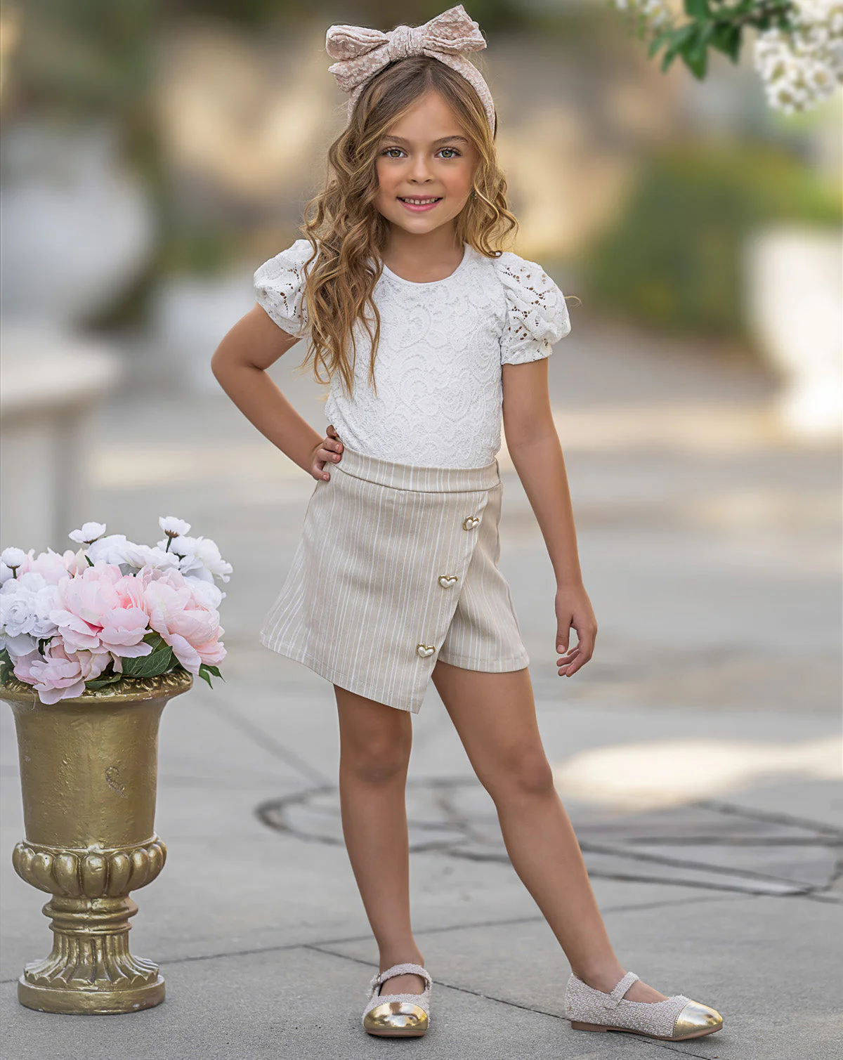 Forever In Style Lace Top and Skort Set - Image 5