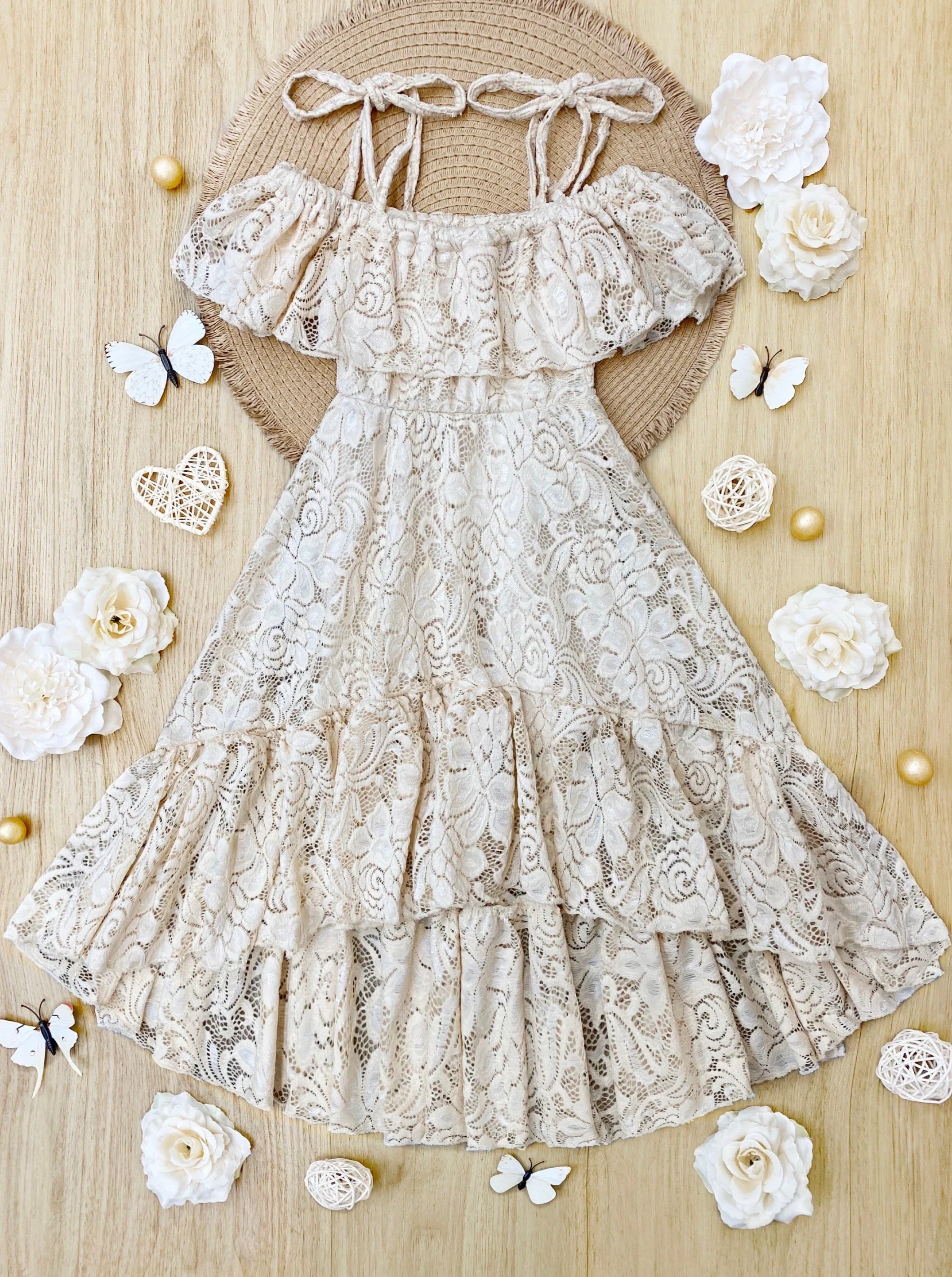 Trending In Neutral Cold Shoulder Maxi Sundress - Image 3