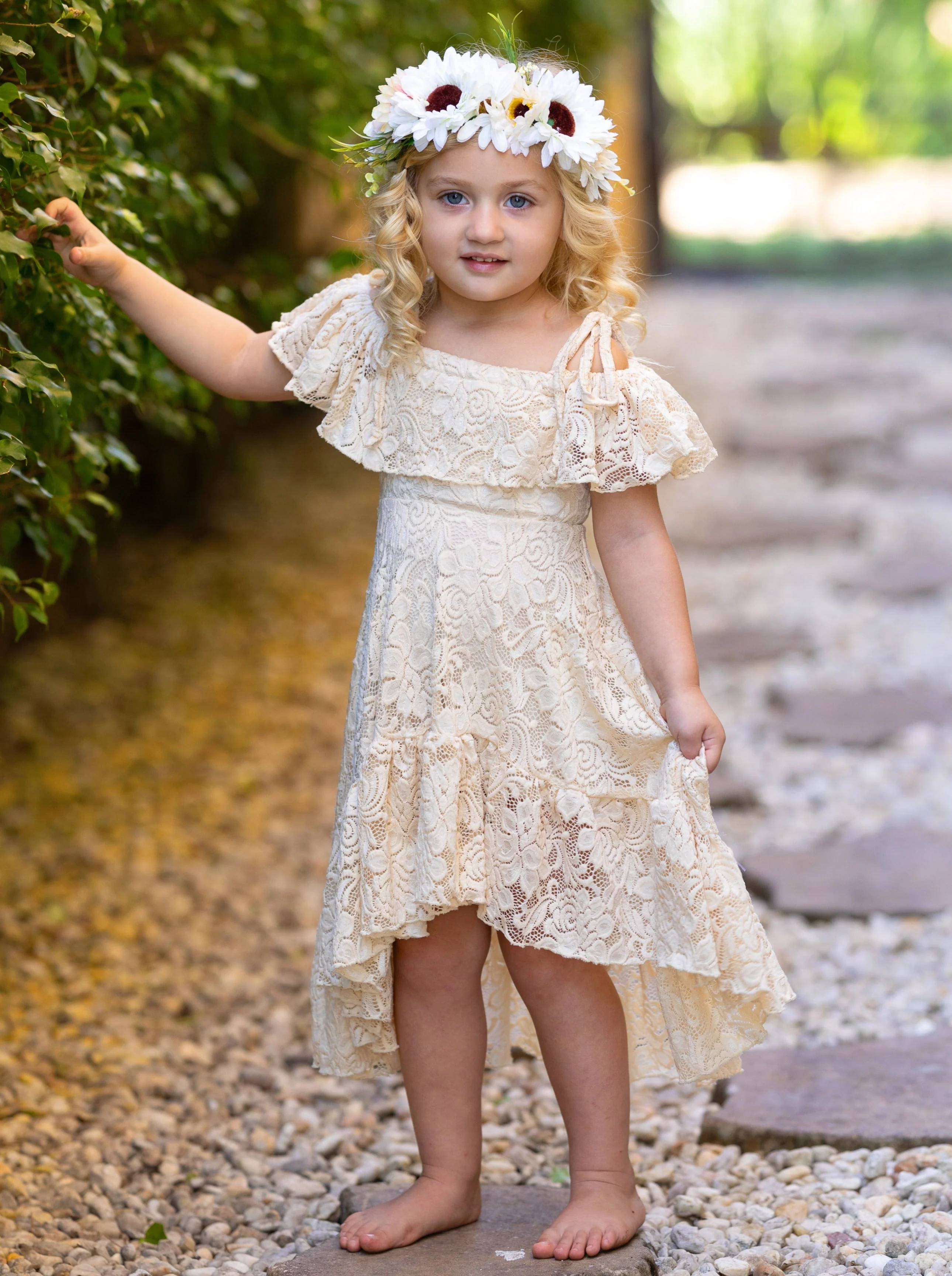 Trending In Neutral Cold Shoulder Maxi Sundress - Image 5