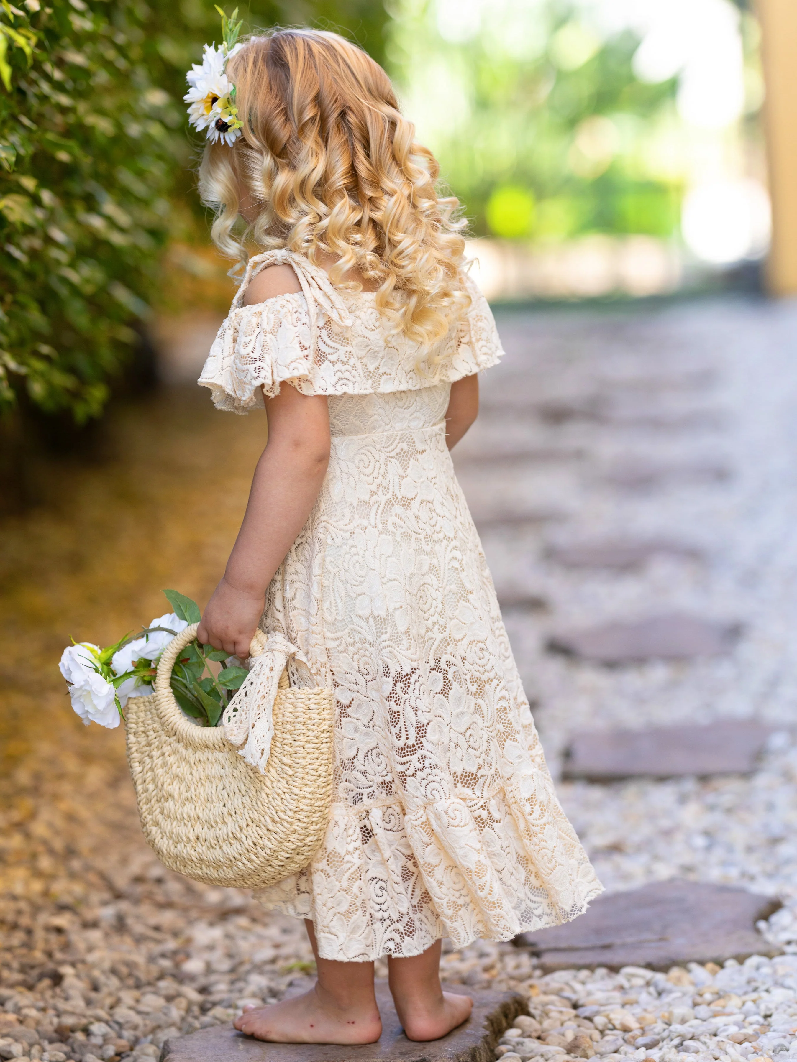 Trending In Neutral Cold Shoulder Maxi Sundress - Image 6
