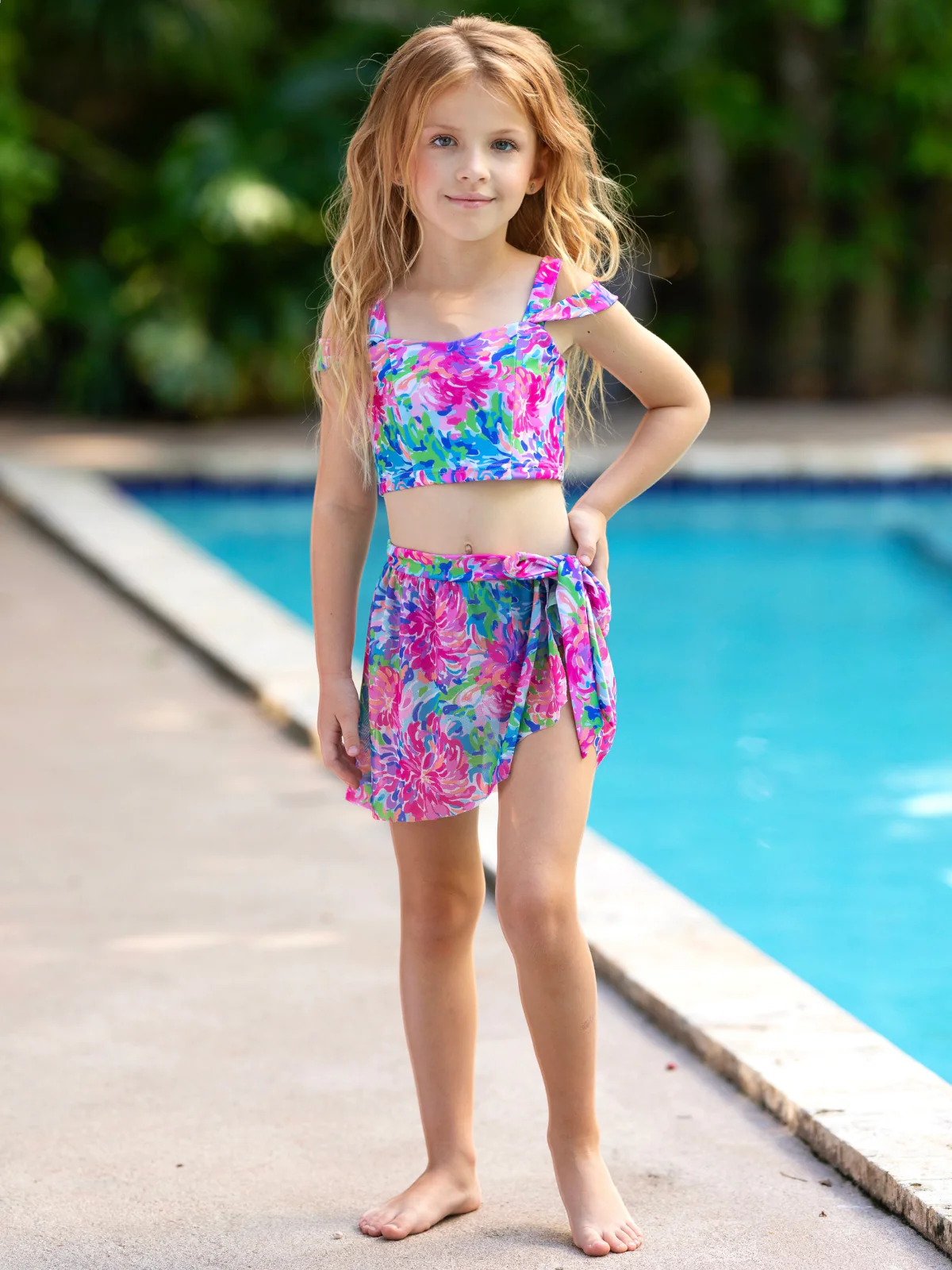 Tropical Bloom Two-Piece Swimsuit - Image 3