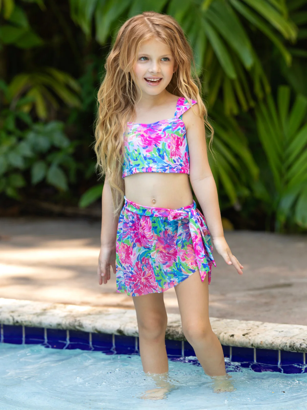 Tropical Bloom Two-Piece Swimsuit - Image 4