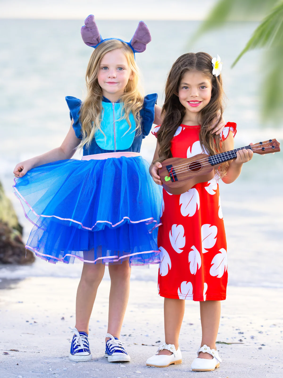 Tropical Island Girl Costume Dress - Image 2