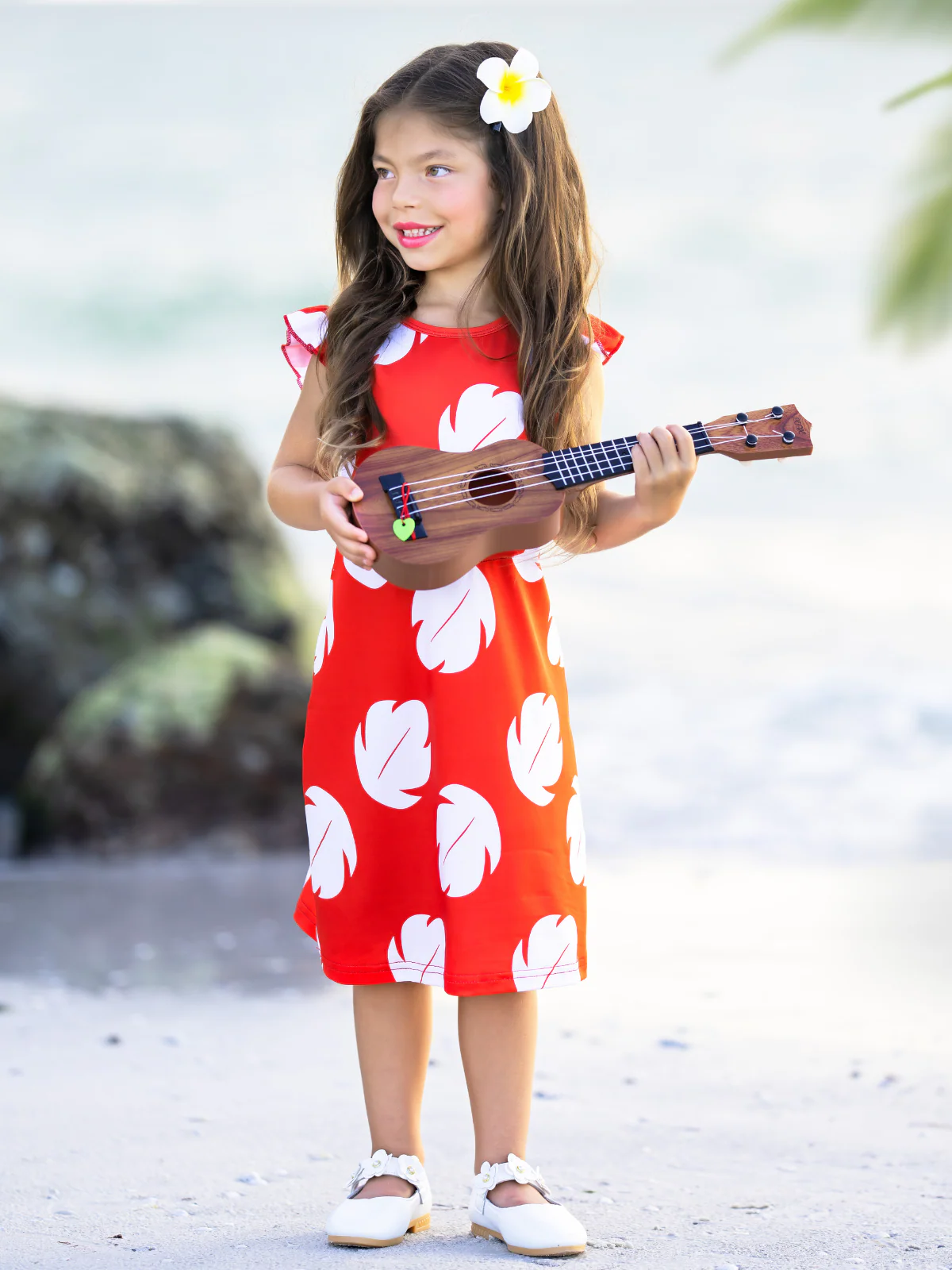 Tropical Island Girl Costume Dress - Image 4