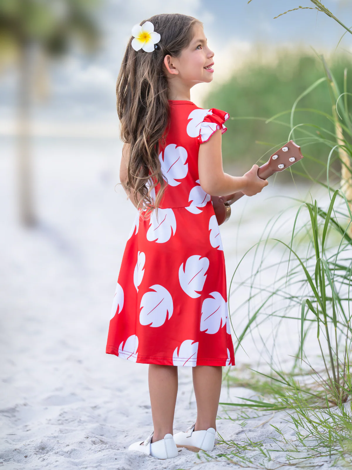 Tropical Island Girl Costume Dress - Image 5