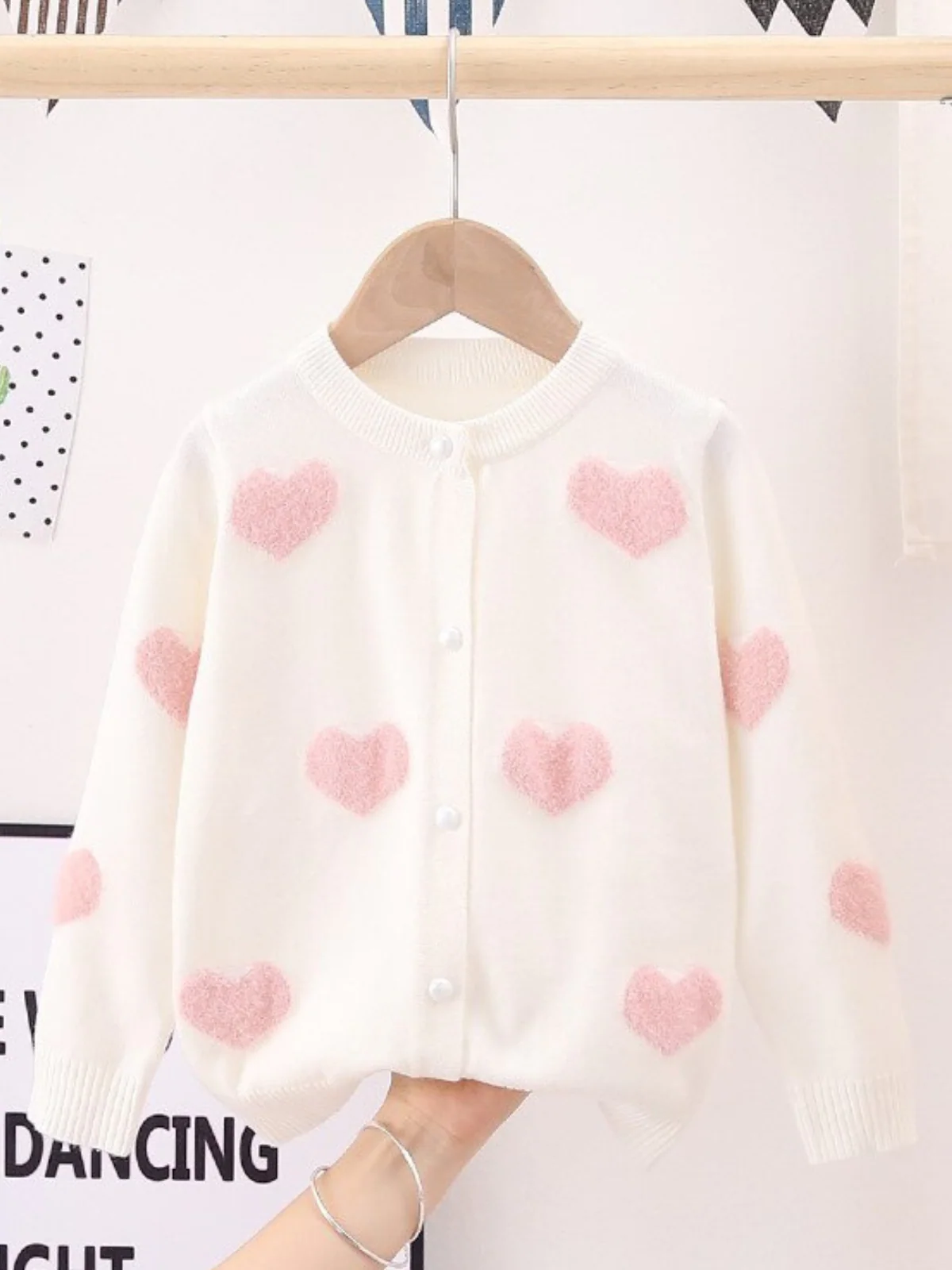 Truly Loved Heart Knit Cardigan - Image 3