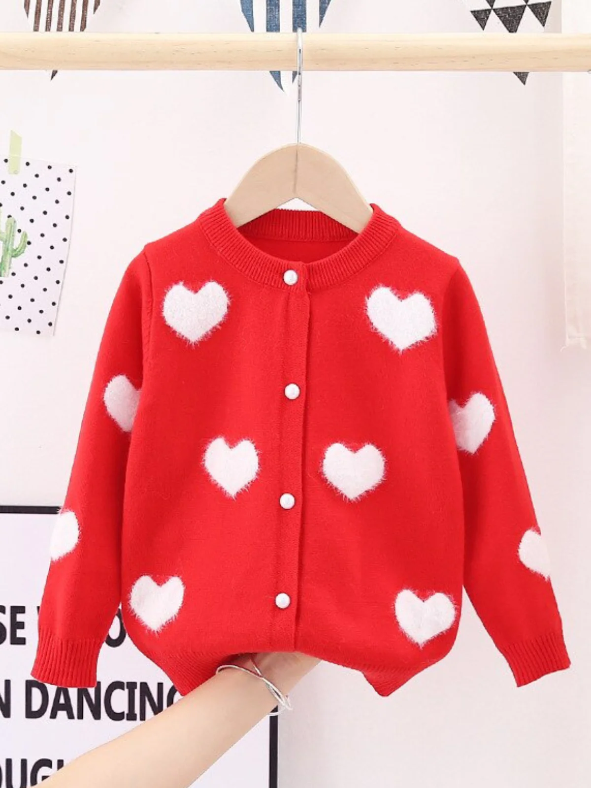 Truly Loved Heart Knit Cardigan - Image 4